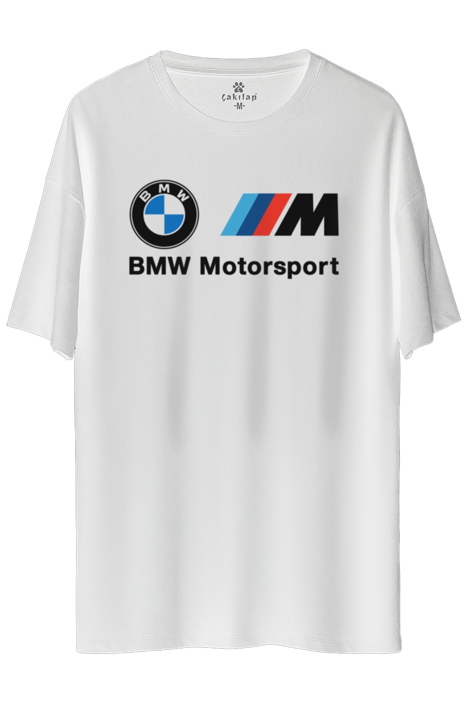 Bmw M Logo Baskılı Oversize Tişört