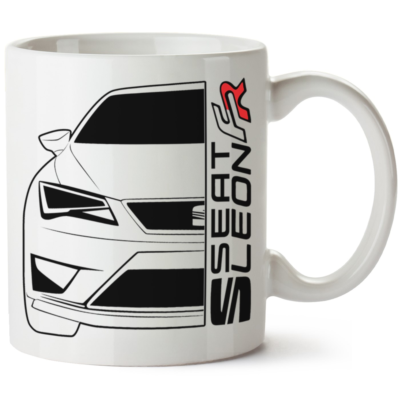 Seat Leon Mk3 Baskılı Porselen Kupa Bardak