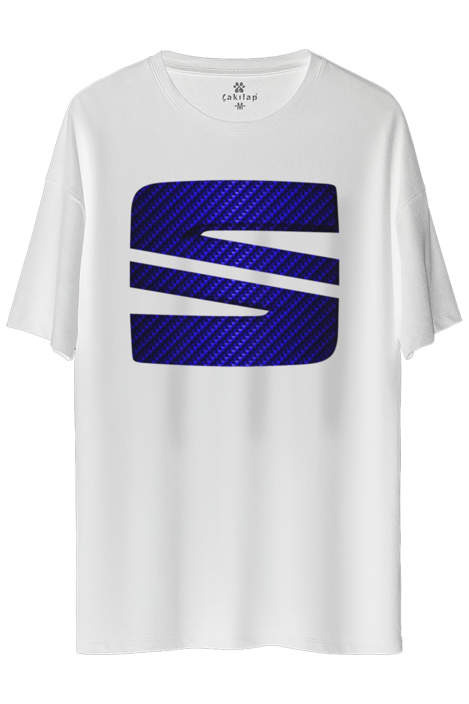 Seat Logo Baskılı Oversize Tişört