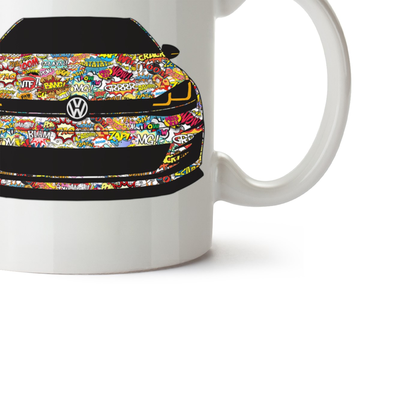 Vw Golf 7 Baskılı Porselen Kupa Bardak