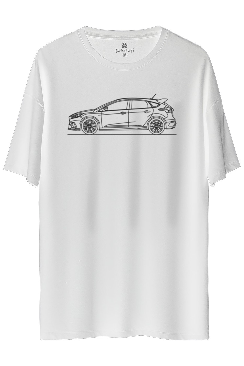 Ford Focus Mk3 Baskılı Oversize Tişört