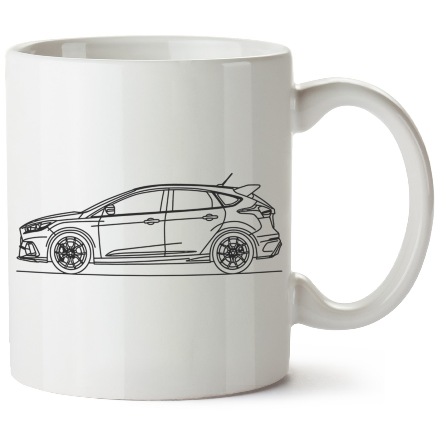 Ford Focus Mk3 Baskılı Porselen Kupa Bardak