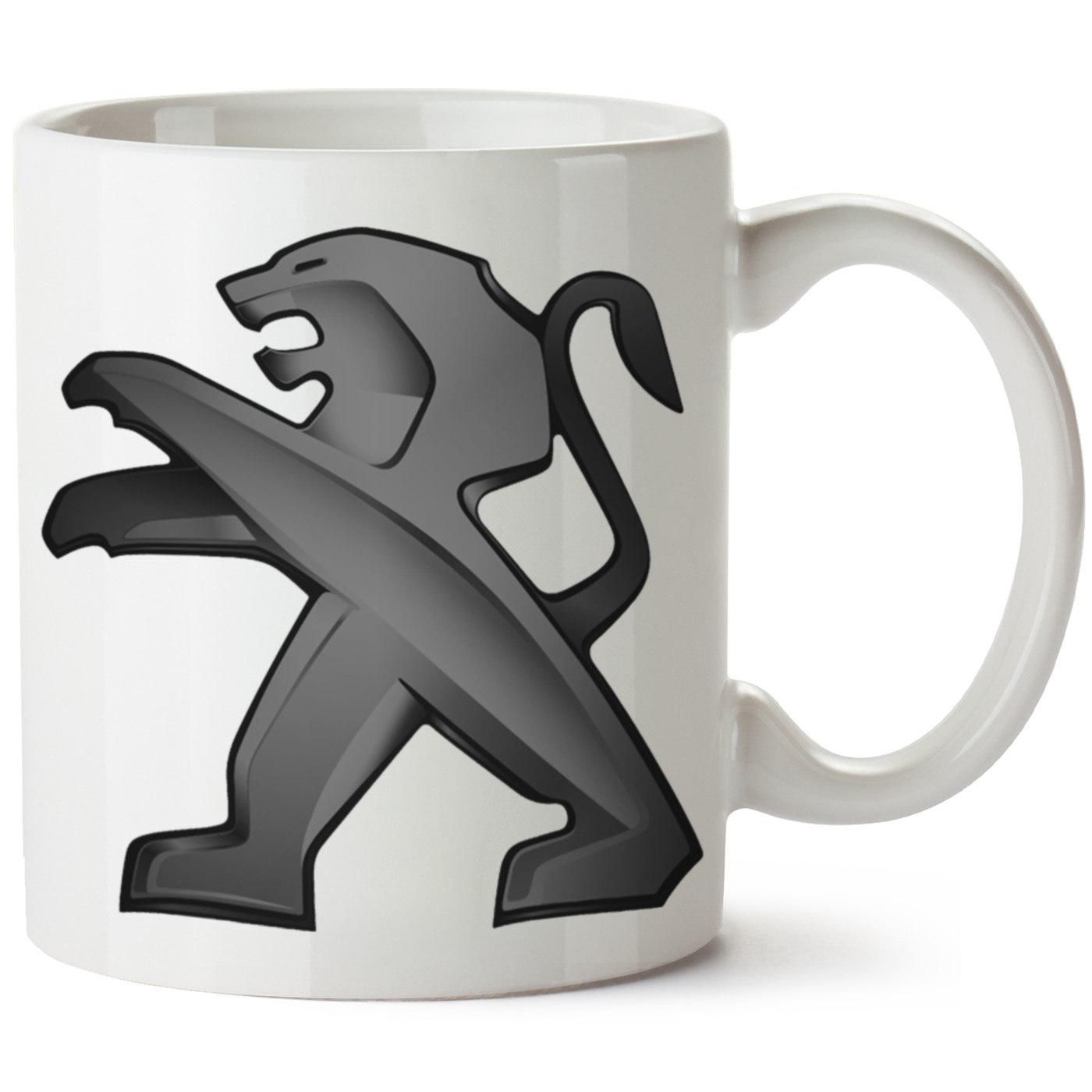 Peugeot Logo Baskılı Porselen Kupa Bardak