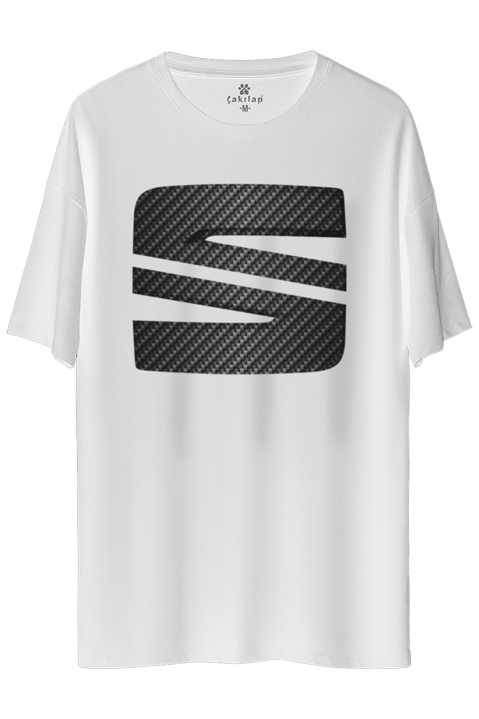 Seat Logo Baskılı Oversize Tişört