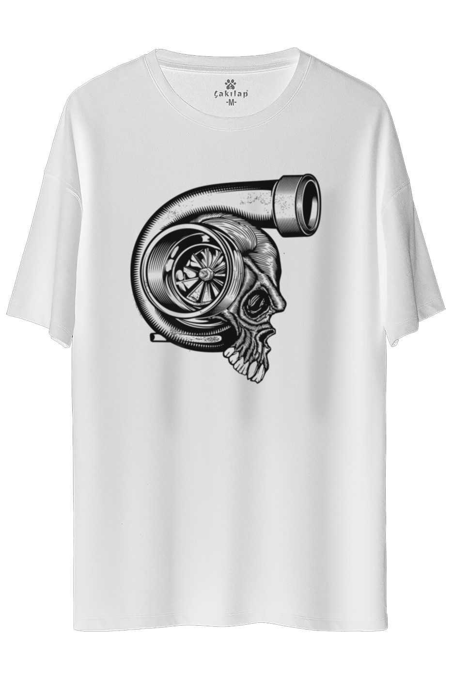 Turbo Baskılı Oversize Tişört