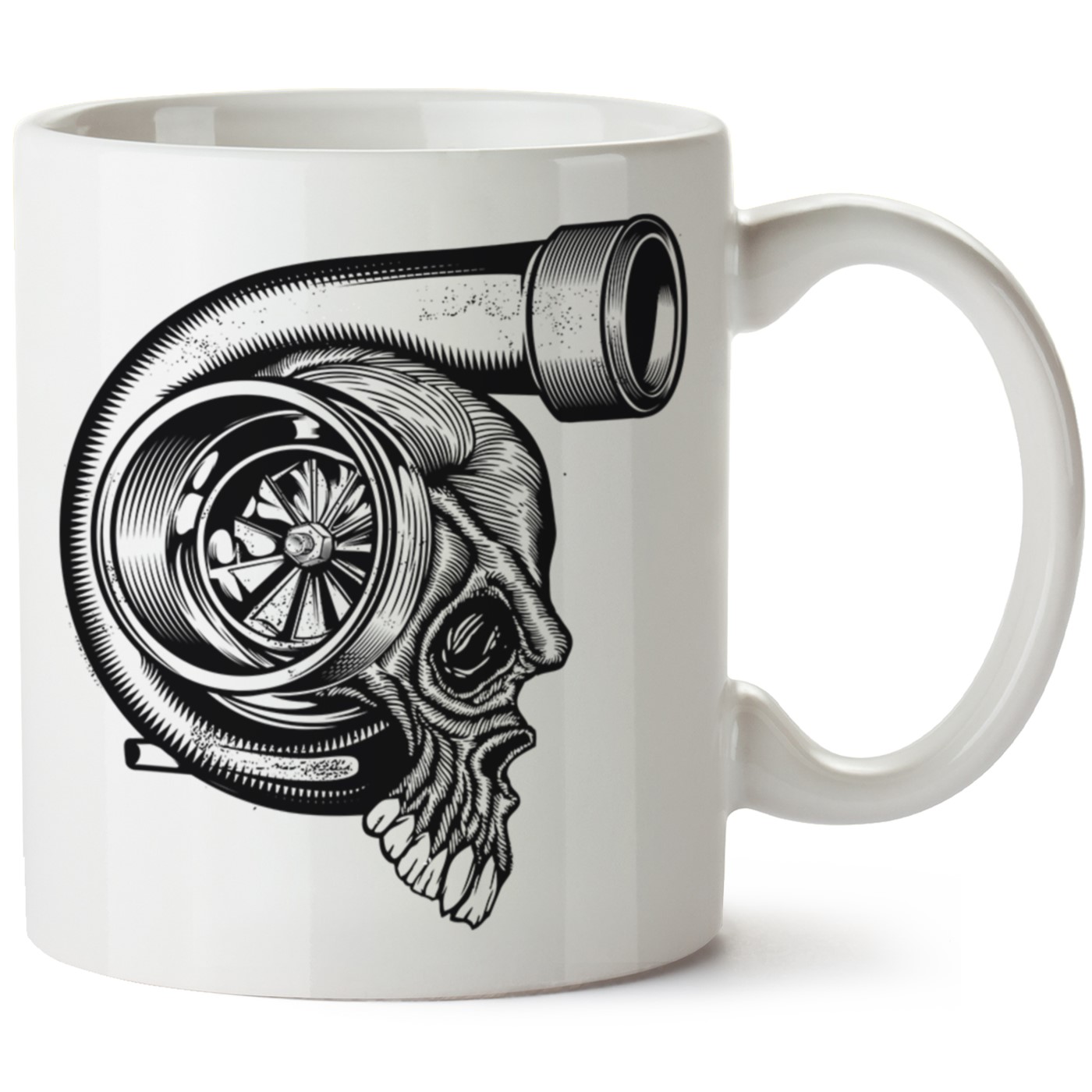 Turbo Baskılı Porselen Kupa Bardak