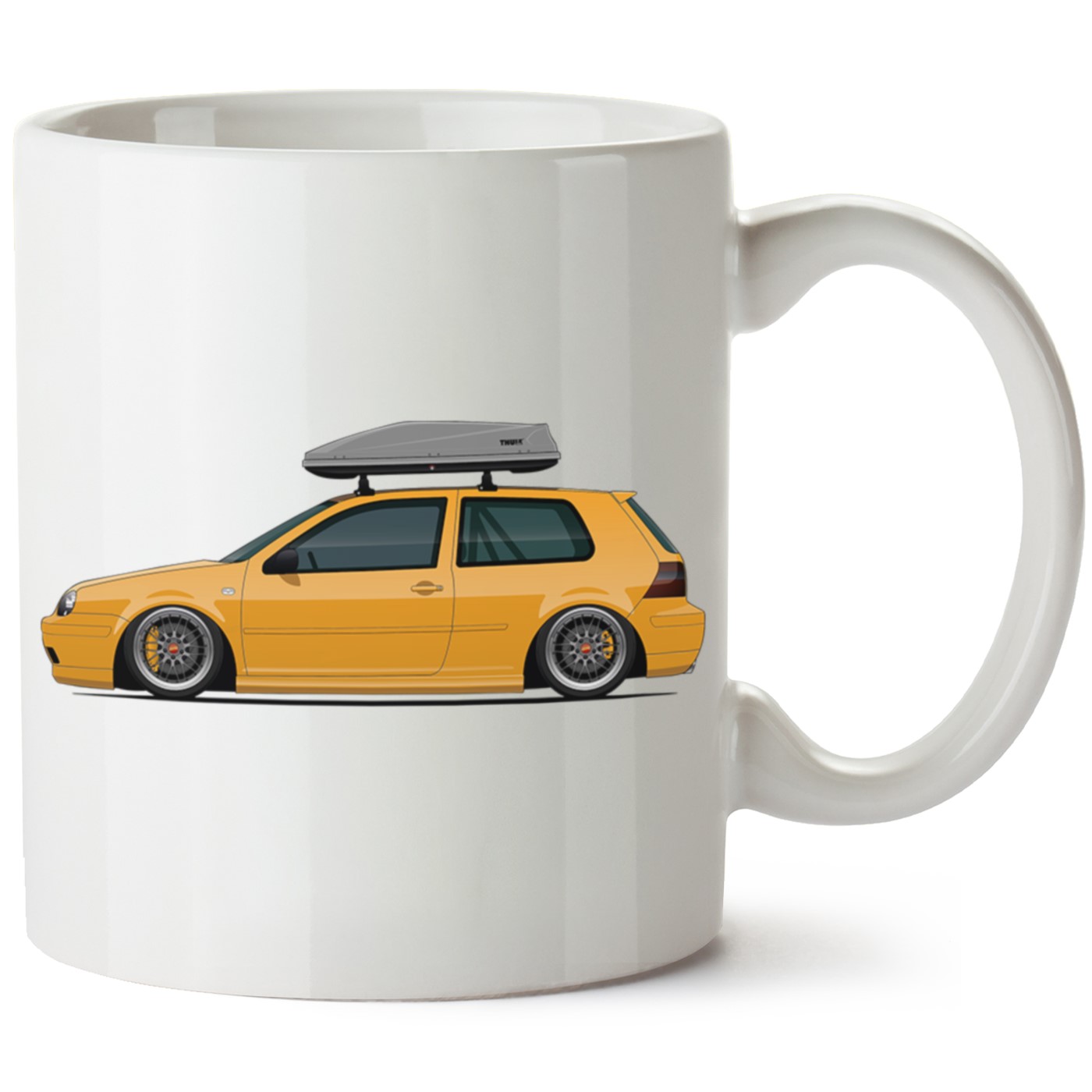 Vw Golf 4 Baskılı Porselen Kupa Bardak