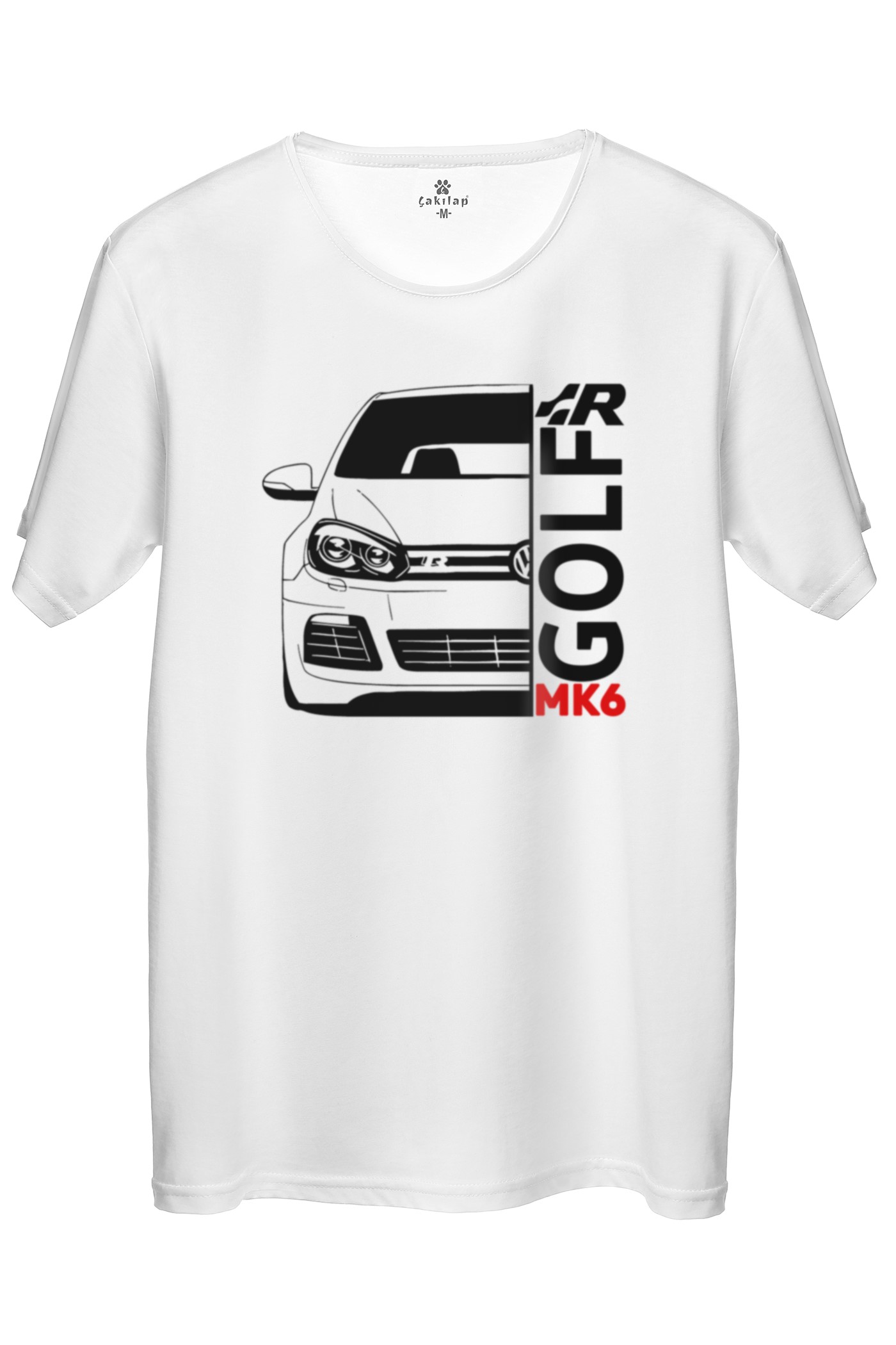 Vw Golf 6 Baskılı Regular Tişört