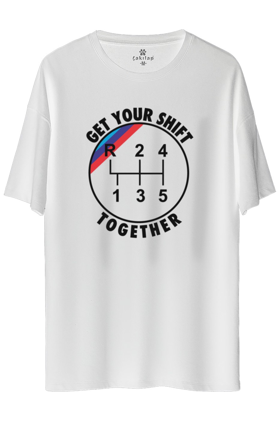 Bmw M Logo Baskılı Oversize Tişört