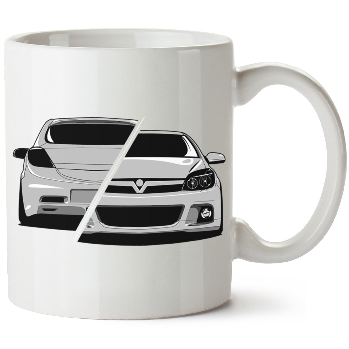 Opel Astra H Baskılı Porselen Kupa Bardak