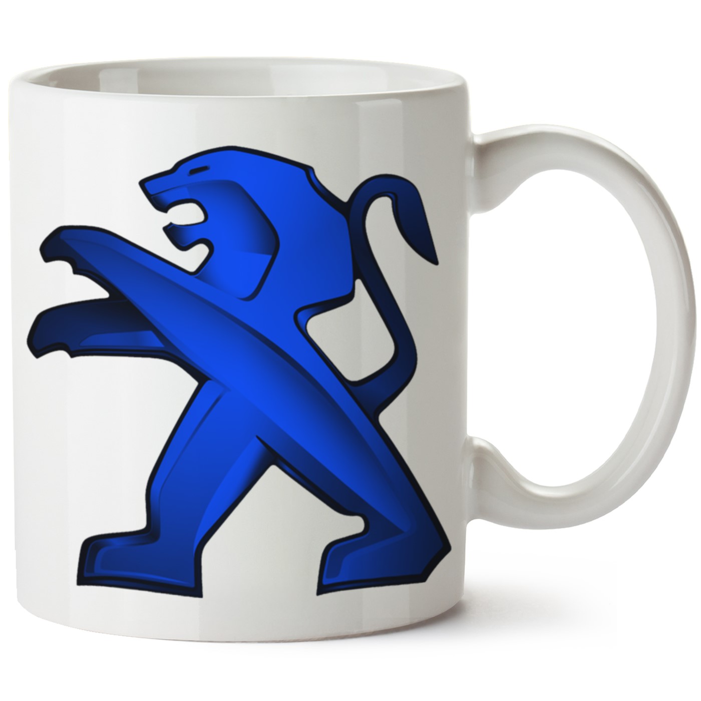 Peugeot Logo Baskılı Porselen Kupa Bardak