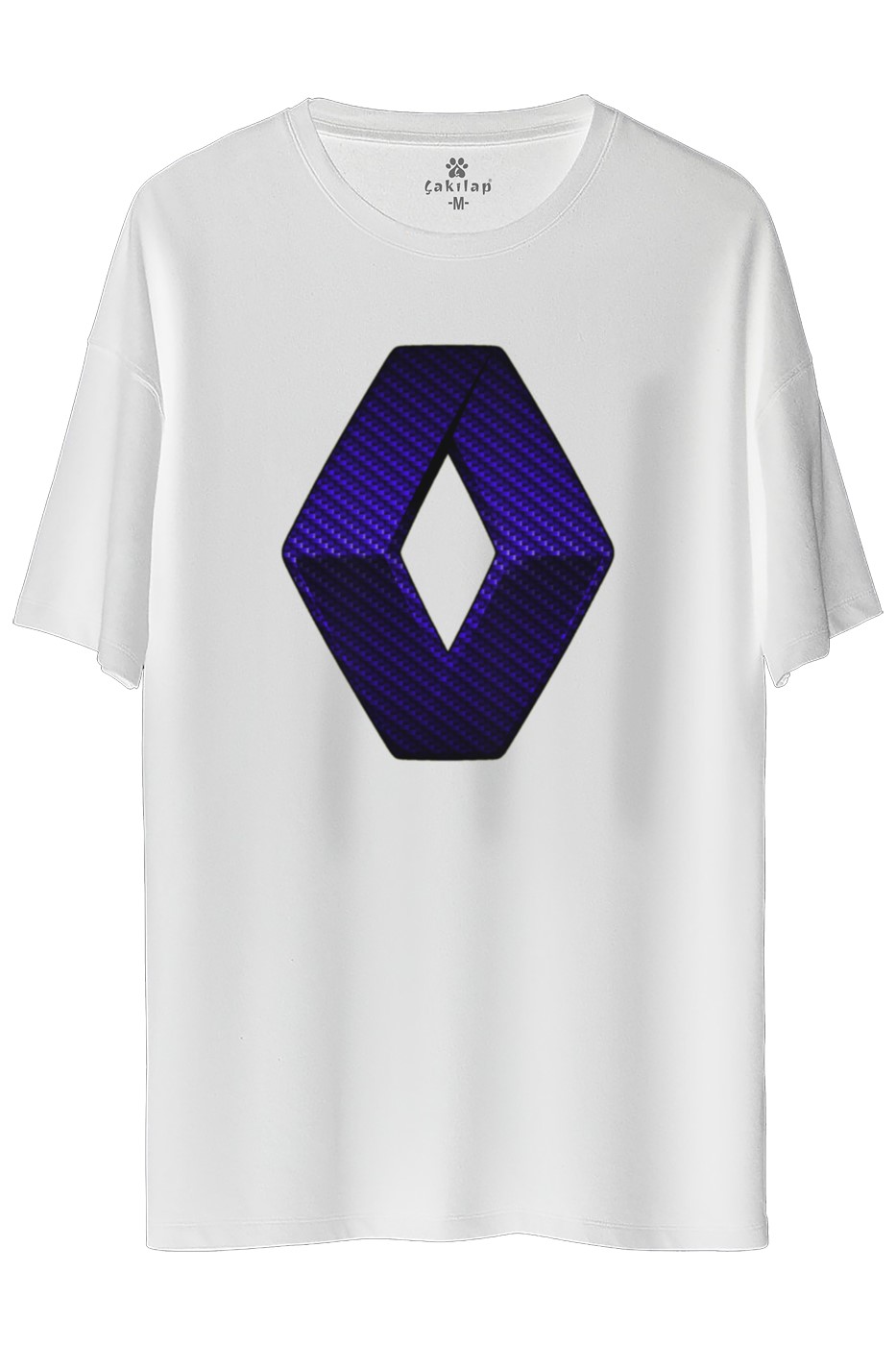 Renault Logo Baskılı Oversize Tişört
