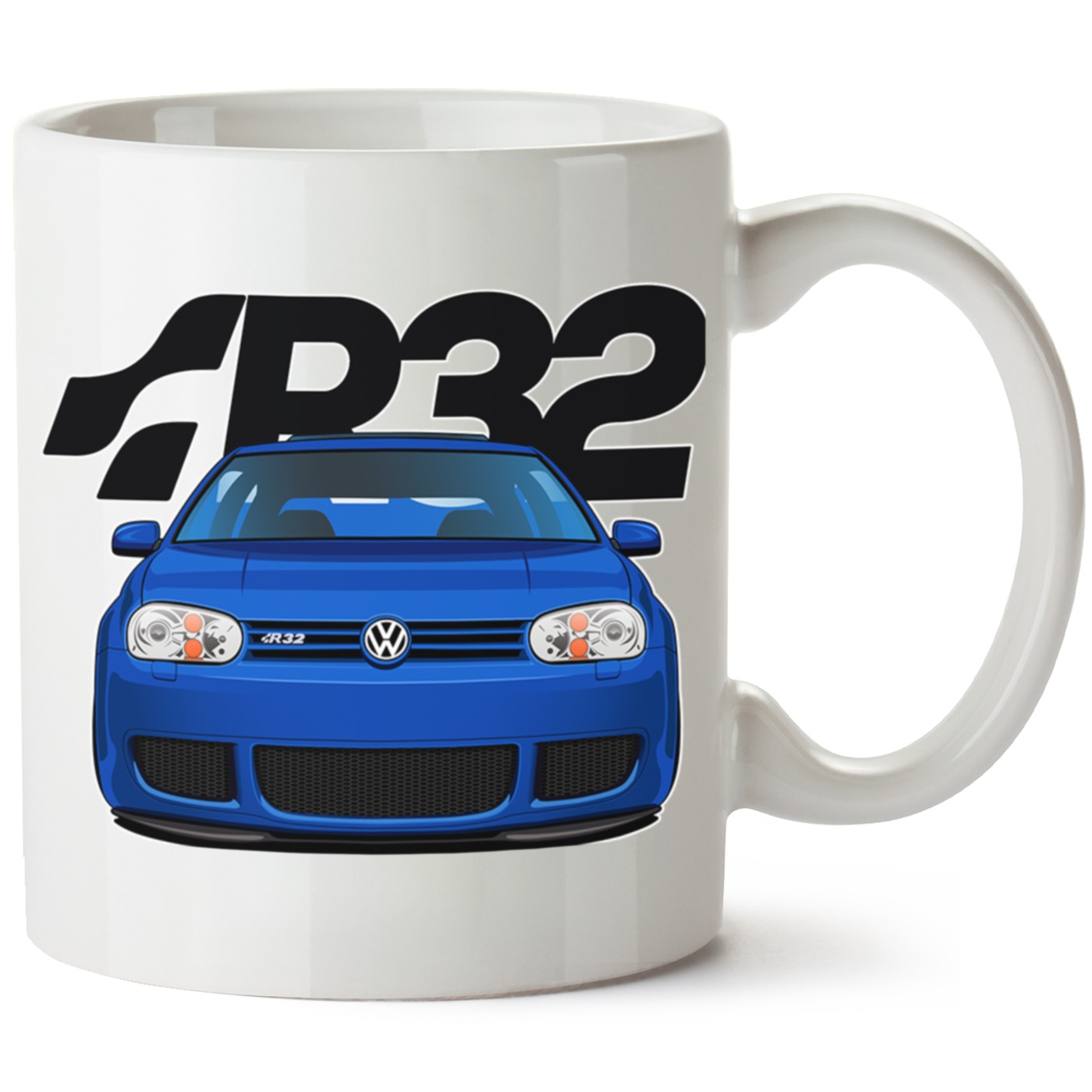 Vw Golf 4 Baskılı Porselen Kupa Bardak