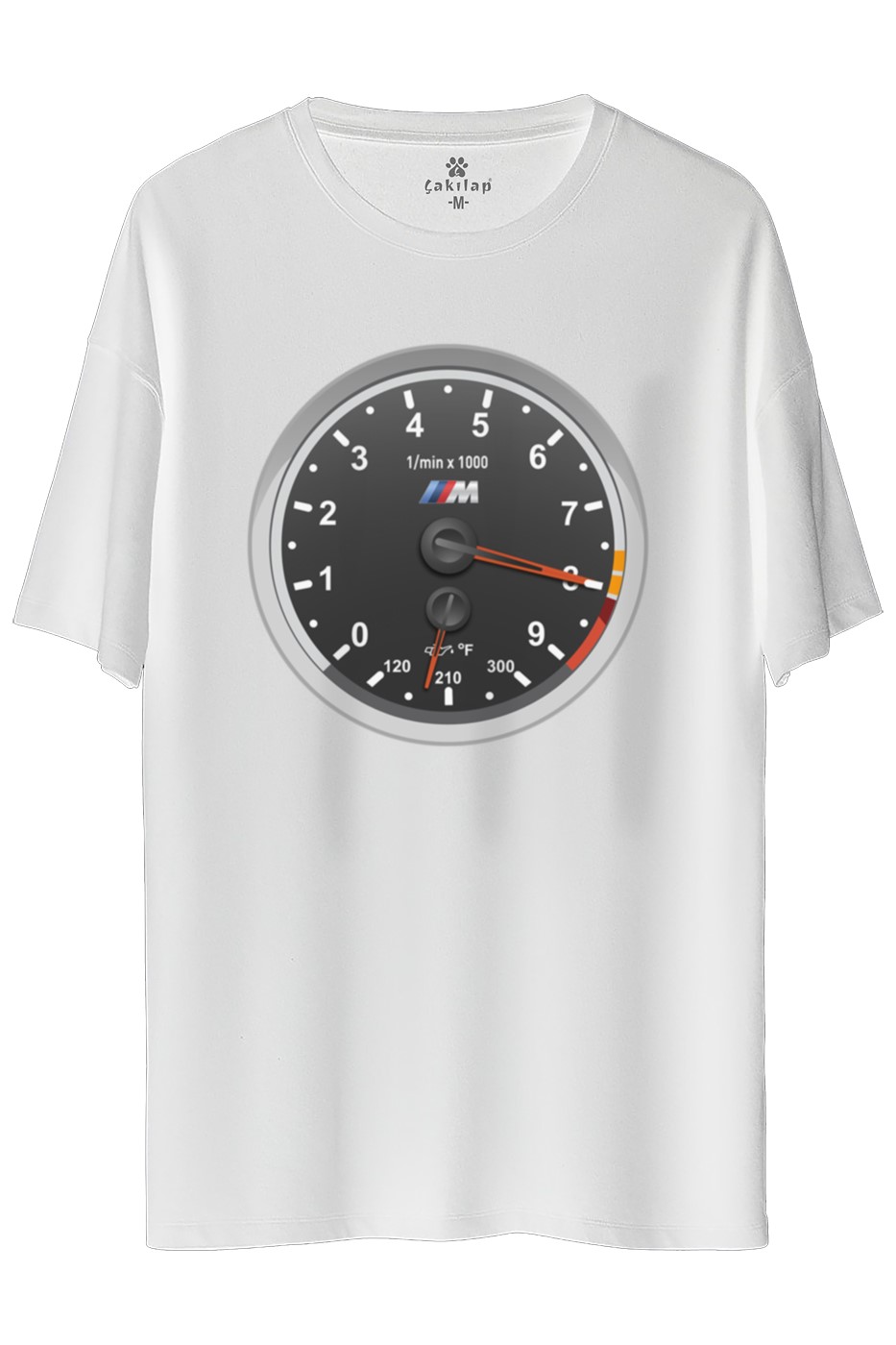 Bmw M Logo Baskılı Oversize Tişört