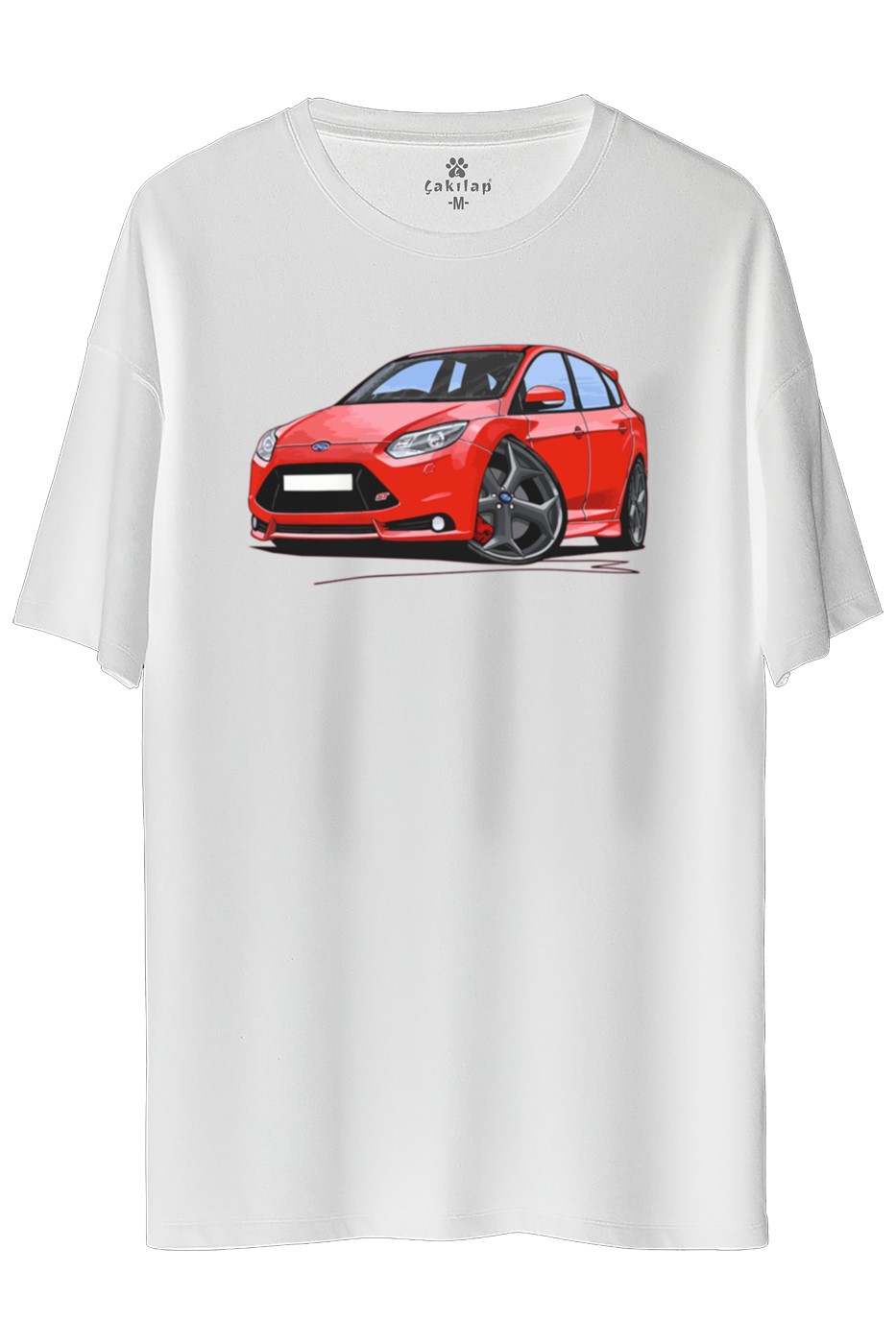 Ford Focus Mk3 Baskılı Oversize Tişört