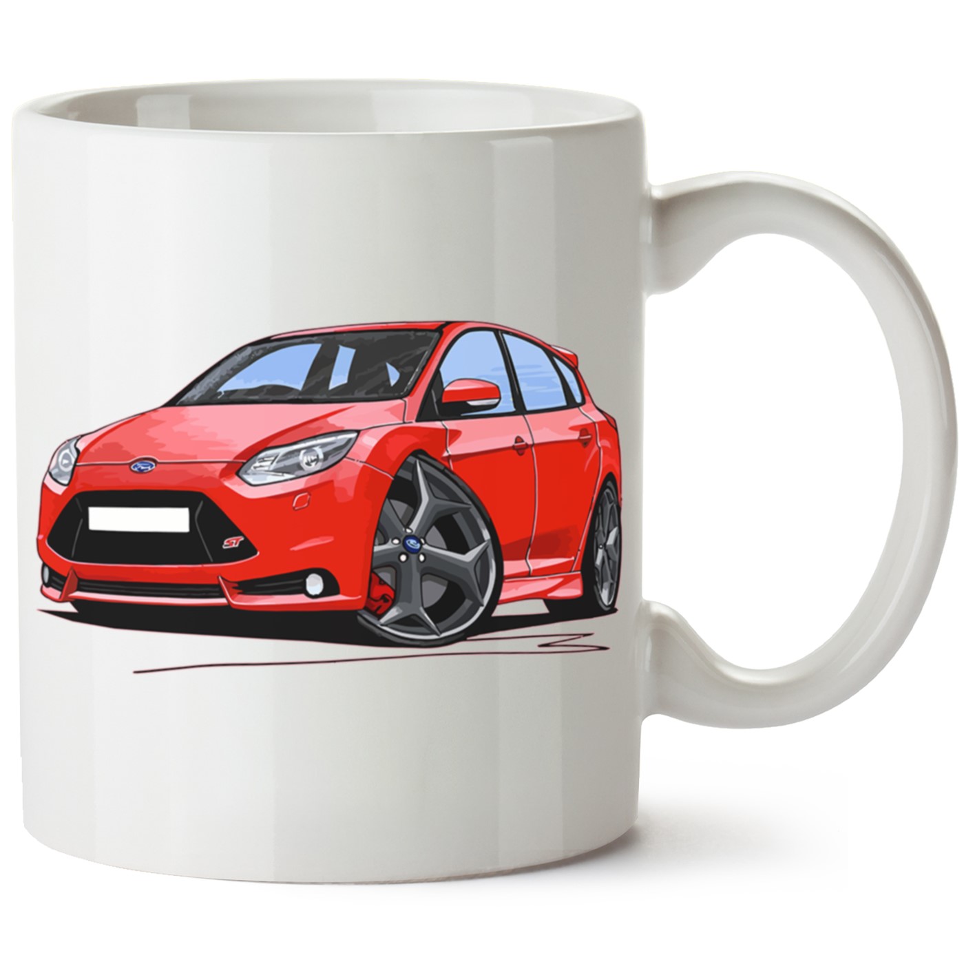 Ford Focus Mk3 Baskılı Porselen Kupa Bardak