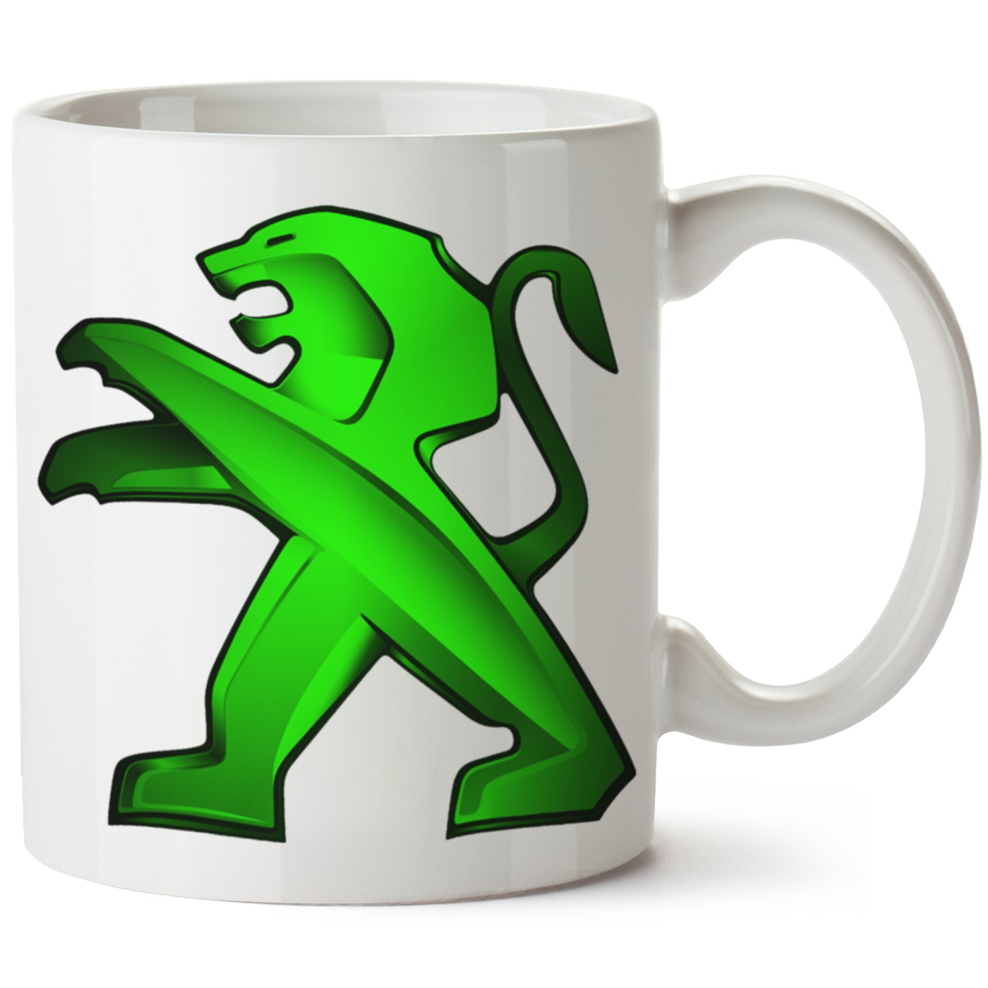 Peugeot Logo Baskılı Porselen Kupa Bardak