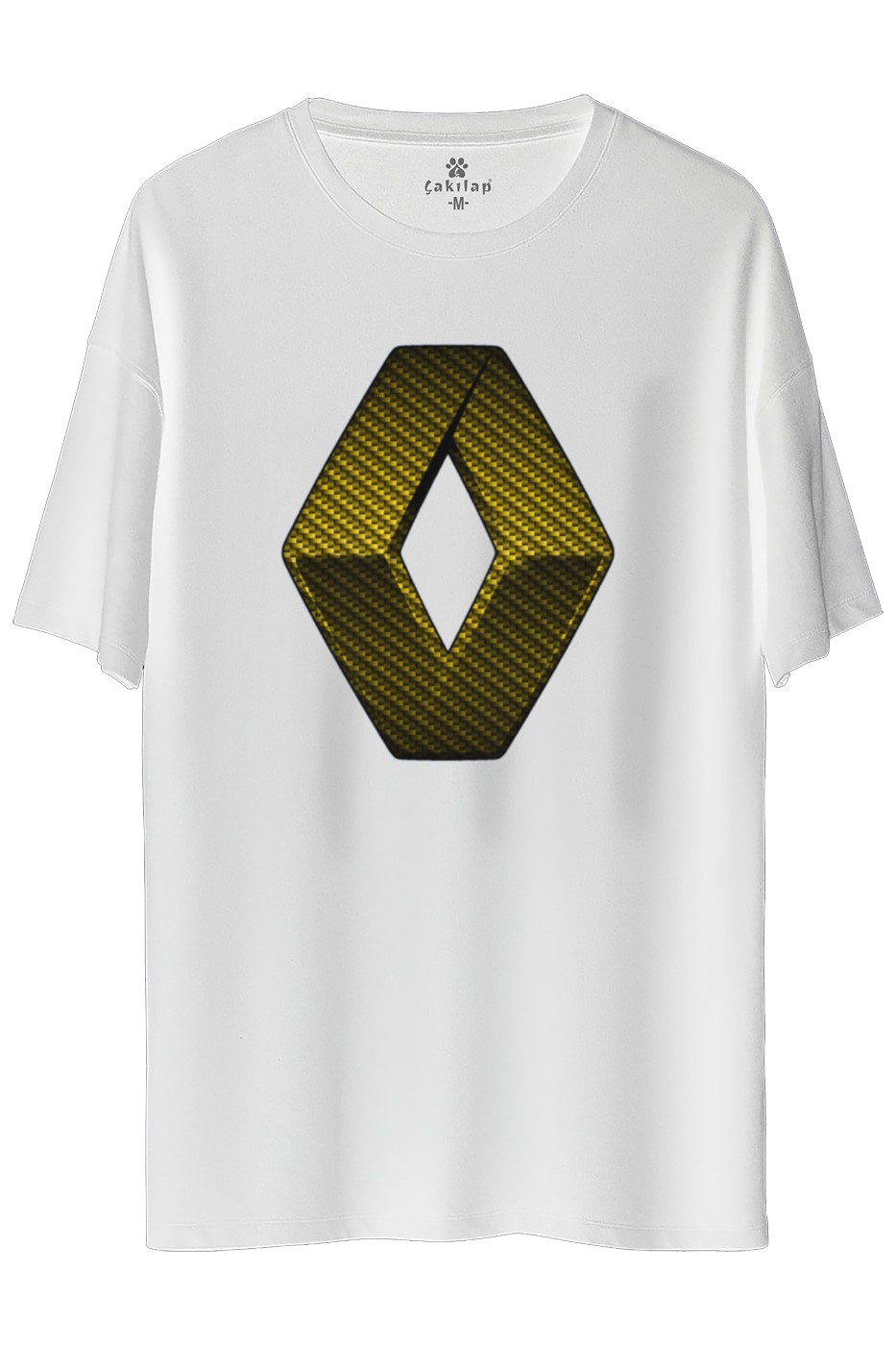 Renault Logo Baskılı Oversize Tişört