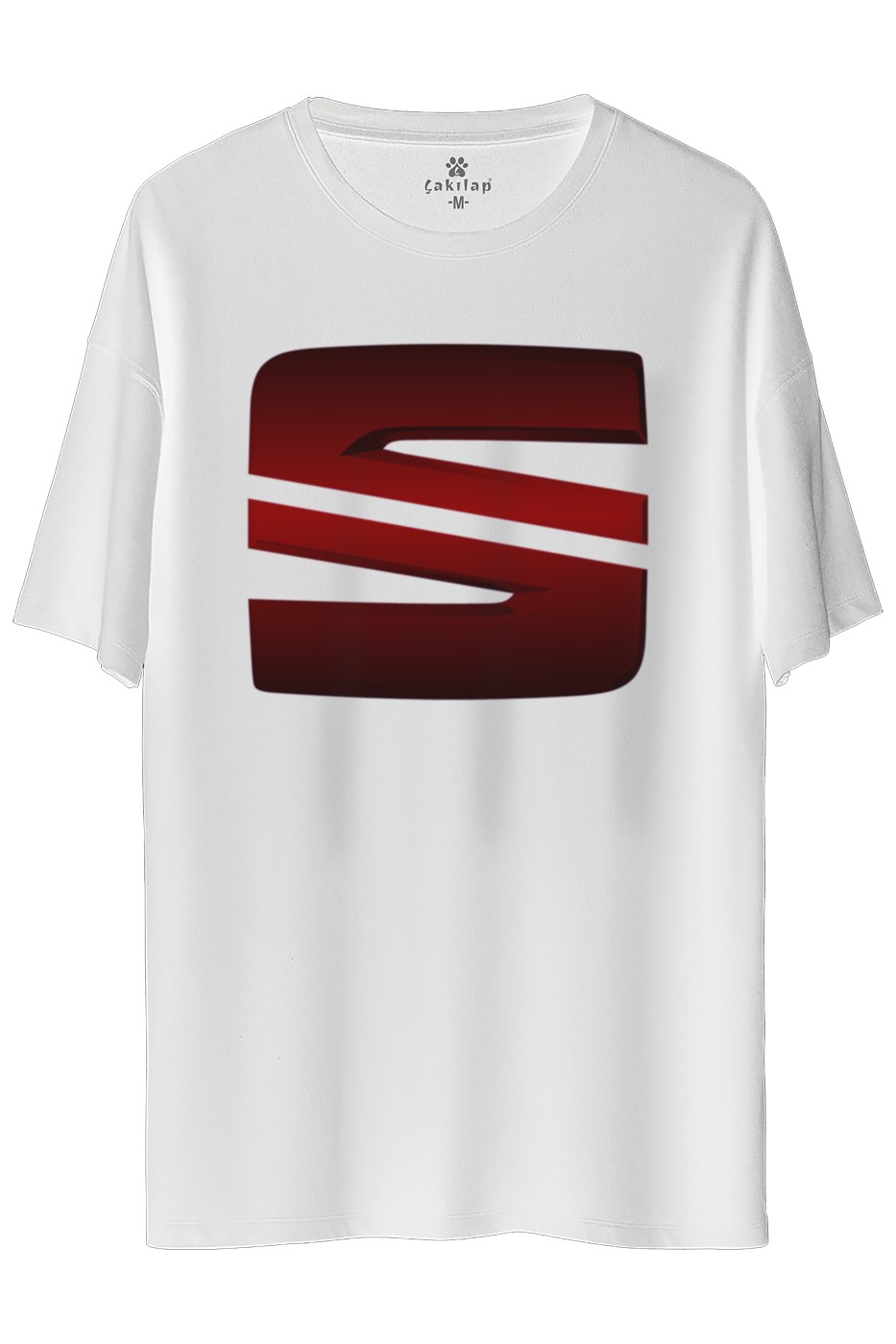 Seat Logo Baskılı Oversize Tişört