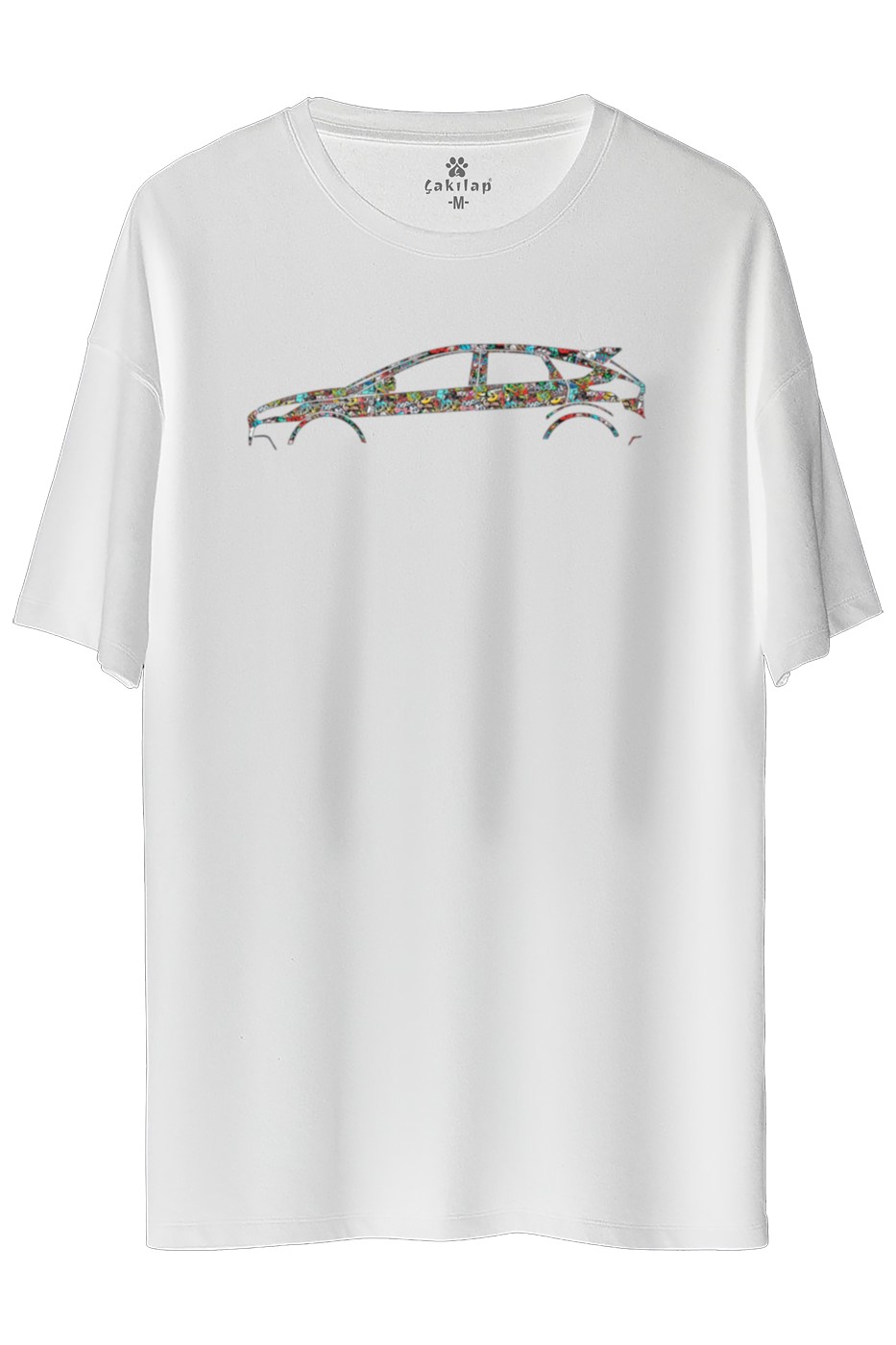 Ford Focus Mk3 Baskılı Oversize Tişört