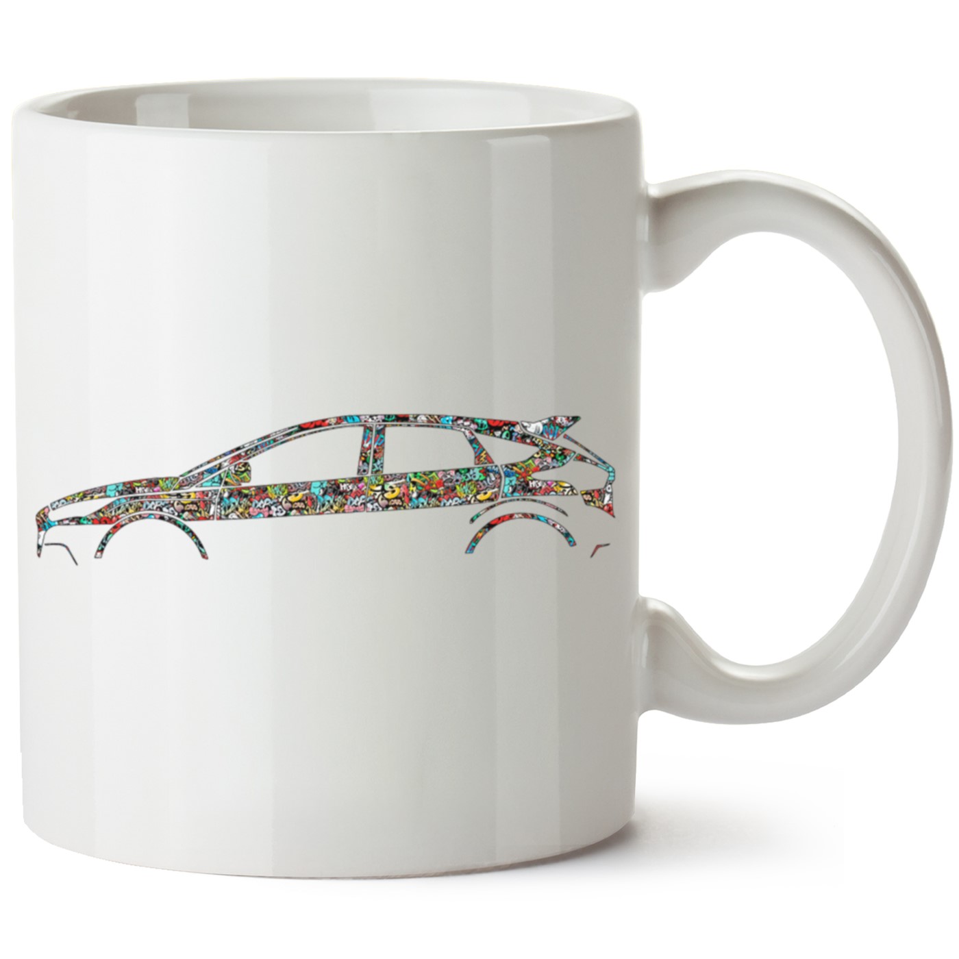 Ford Focus Mk3 Baskılı Porselen Kupa Bardak