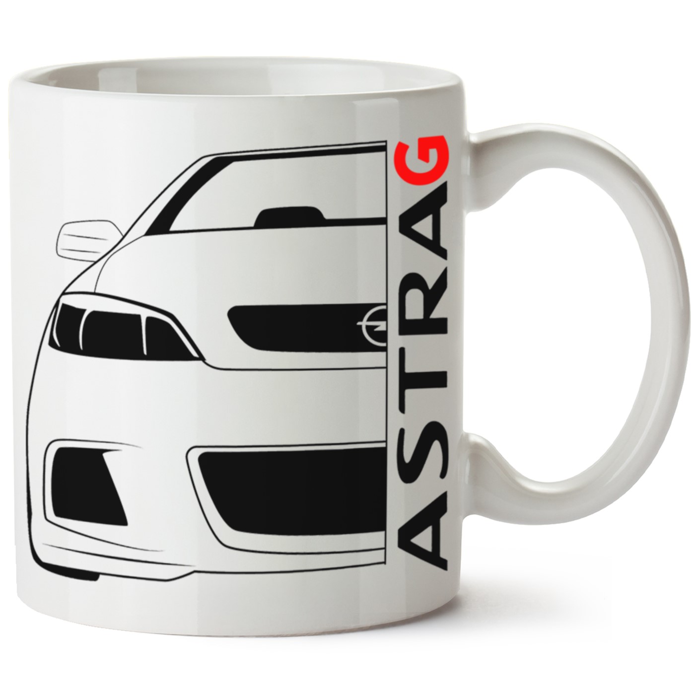 Opel Astra G Baskılı Porselen Kupa Bardak