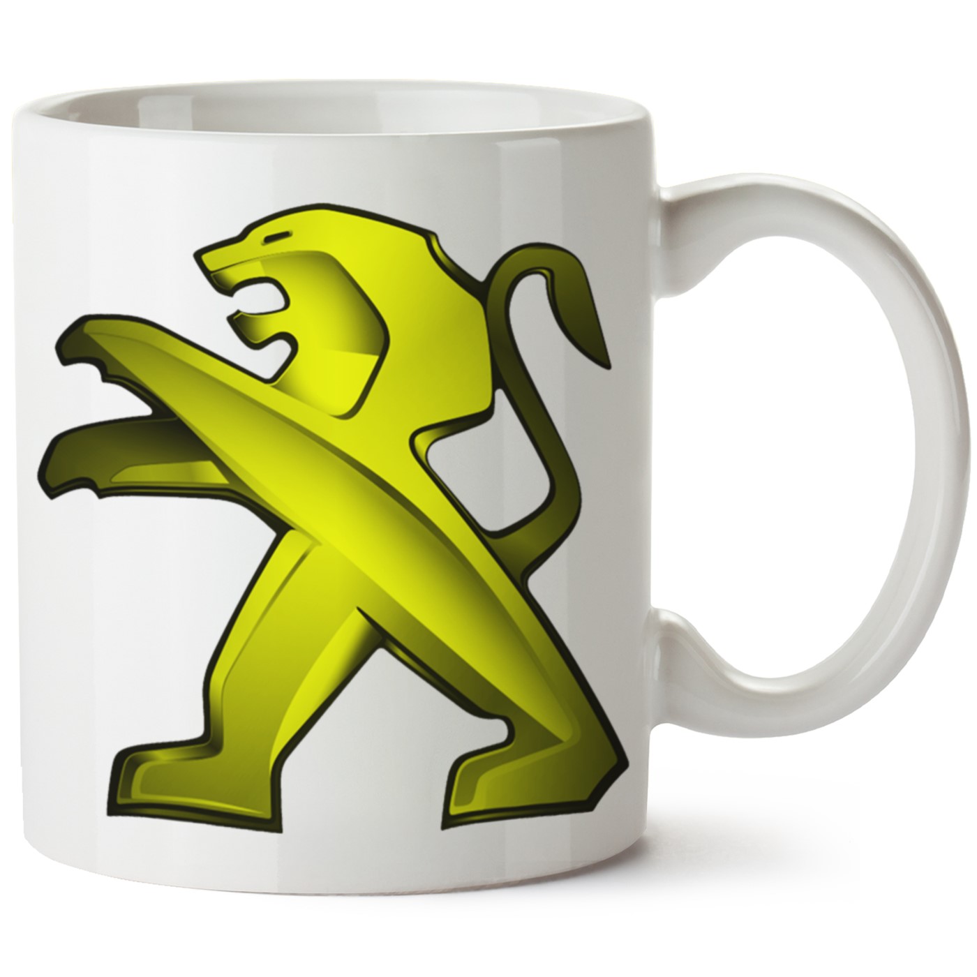 Peugeot Logo Baskılı Porselen Kupa Bardak