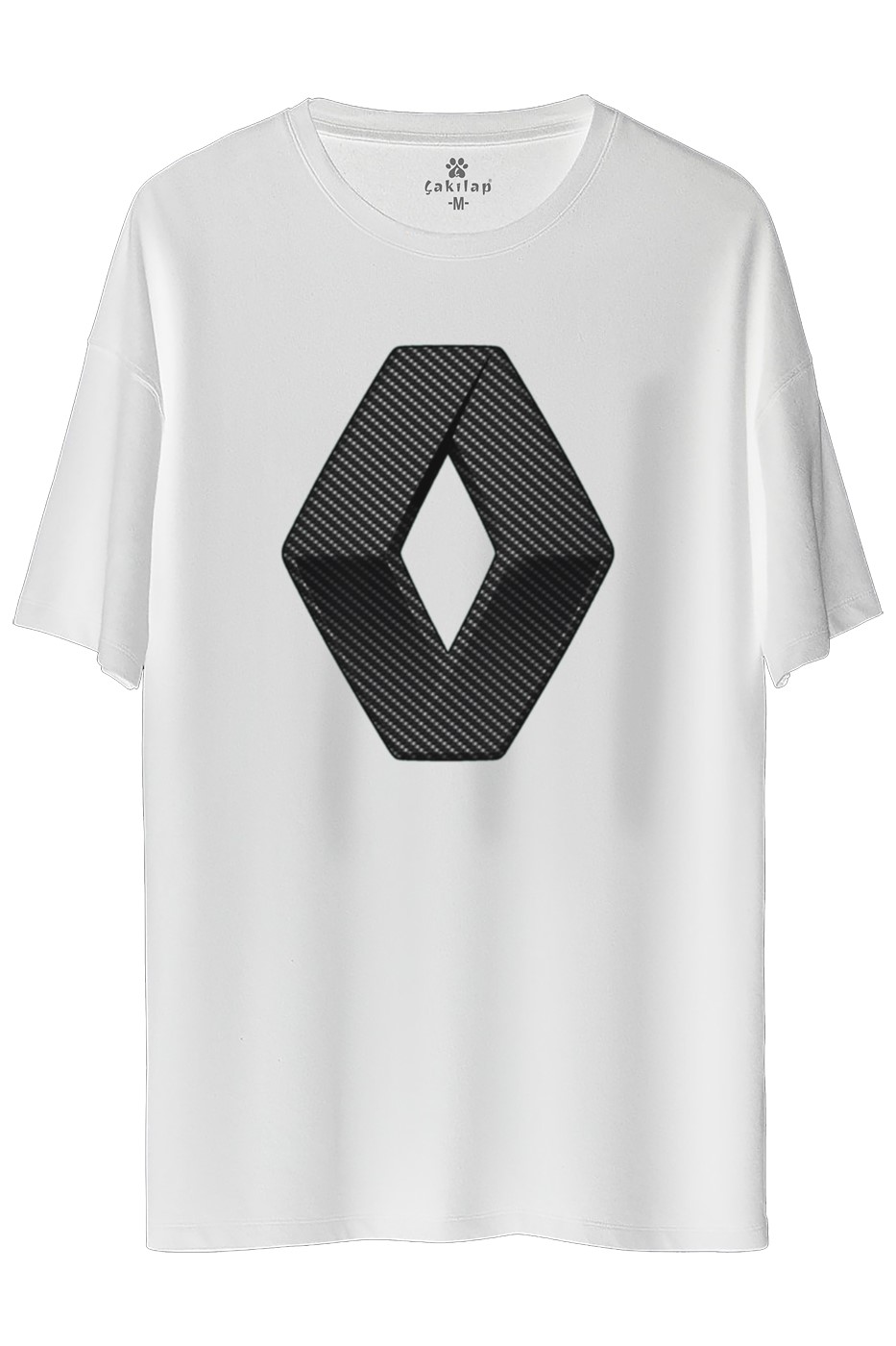 Renault Logo Baskılı Oversize Tişört
