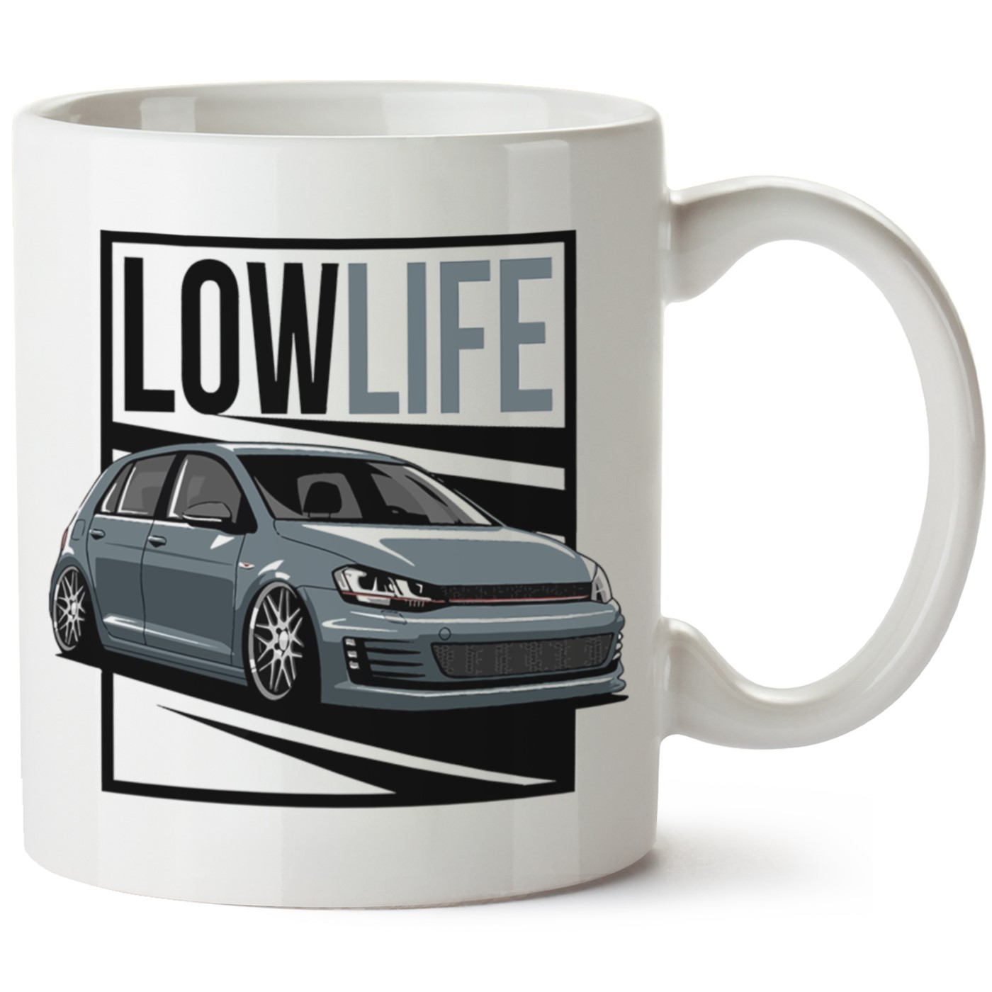 Vw Golf 7 Baskılı Porselen Kupa Bardak