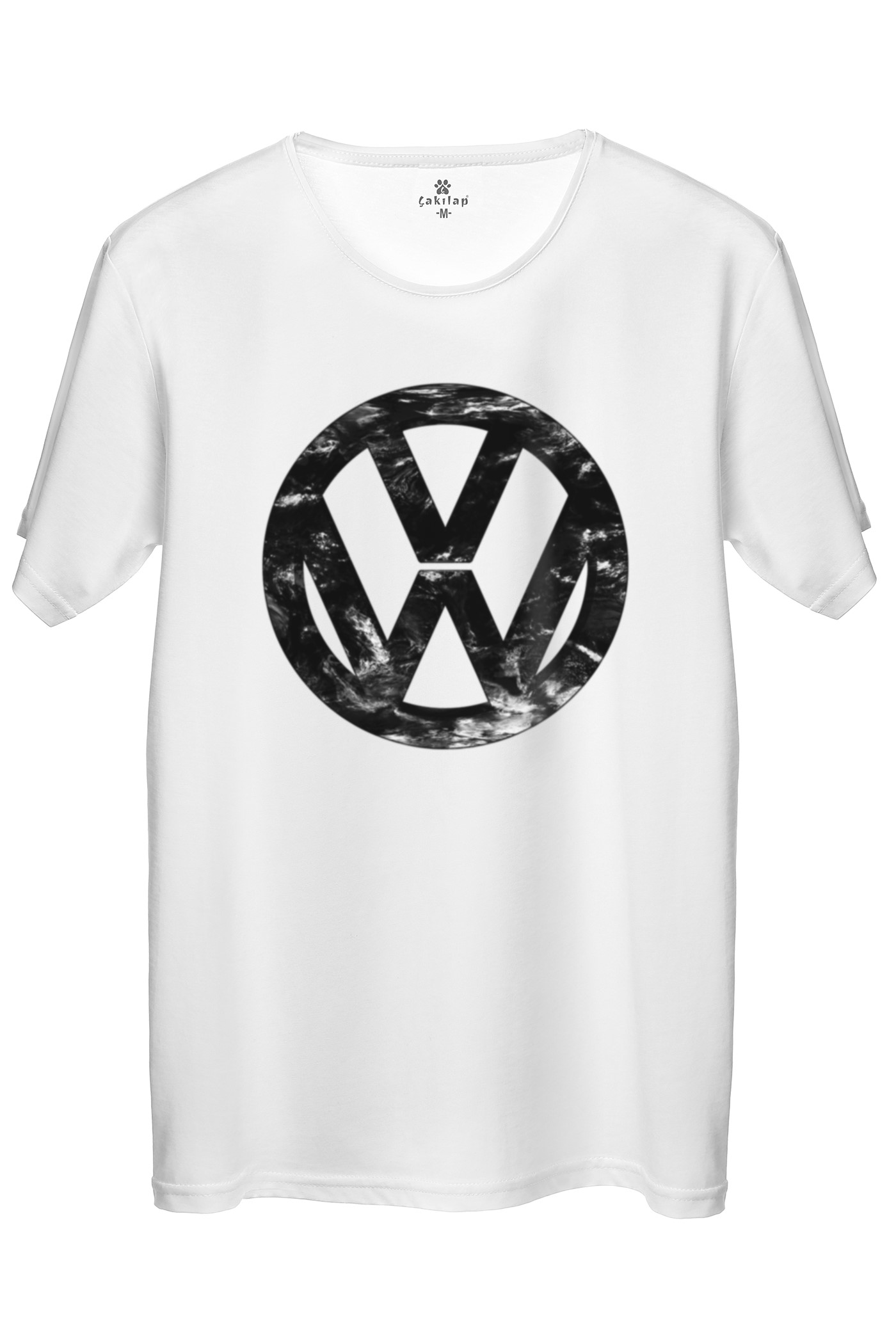 Vw Logo Baskılı Regular Tişört