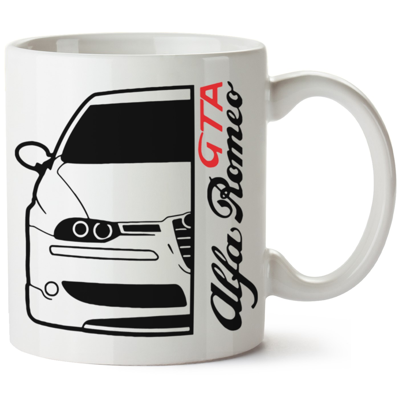 Alfa Romeo 156 Gta Baskılı Porselen Kupa Bardak