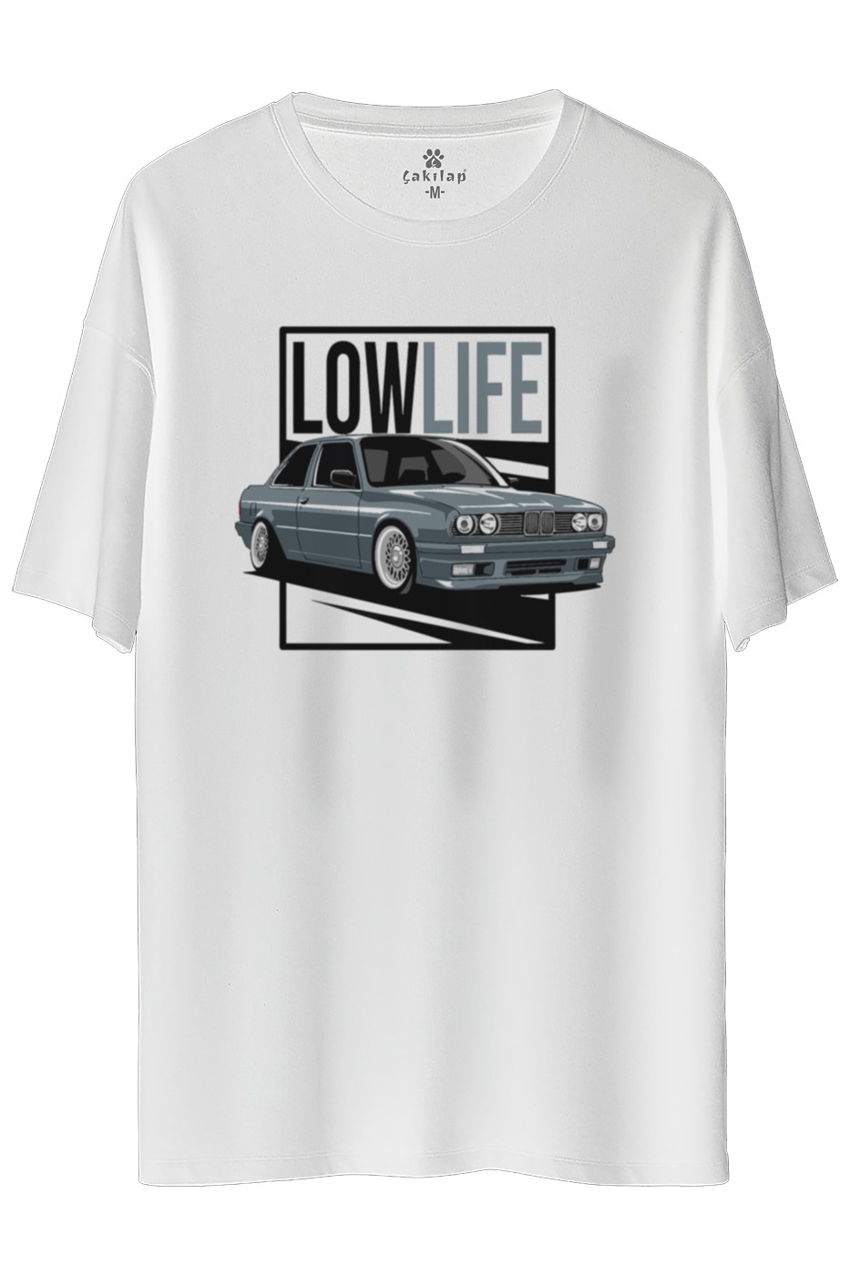 Bmw E30 Baskılı Oversize Tişört