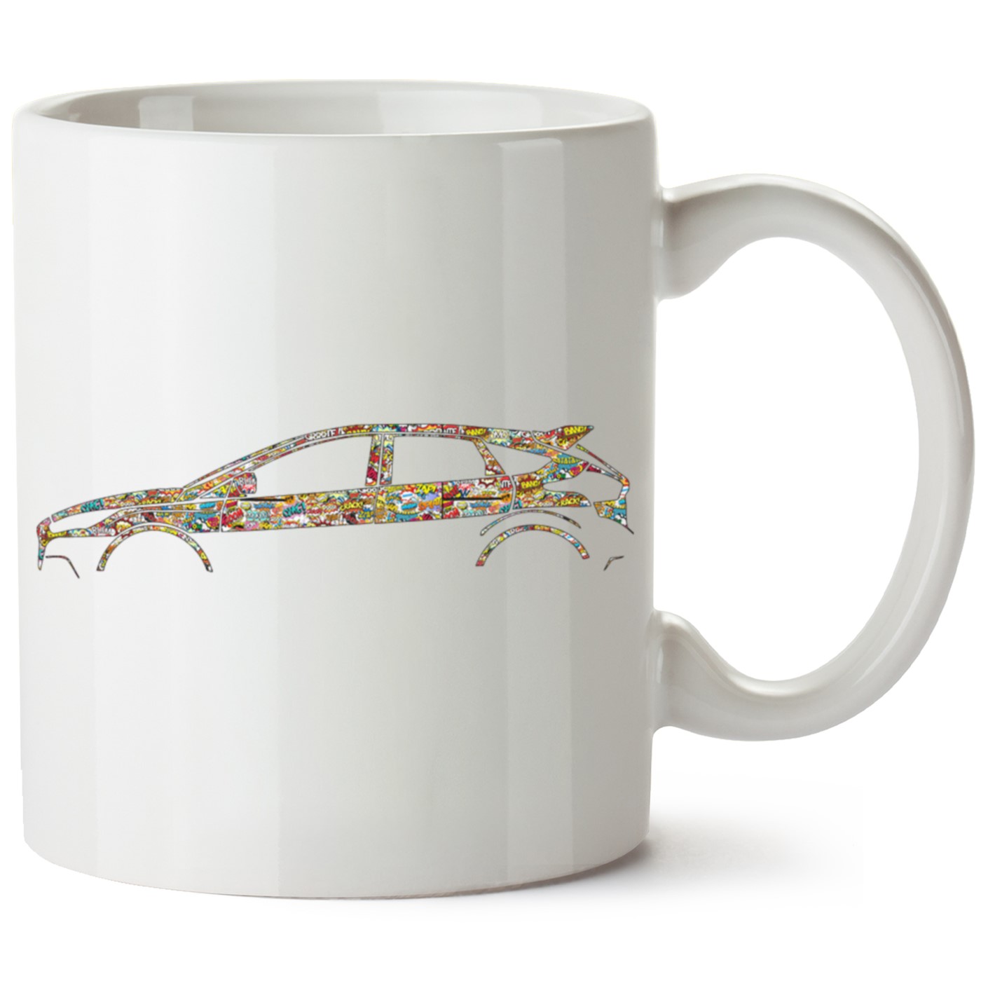 Ford Focus Mk3 Baskılı Porselen Kupa Bardak