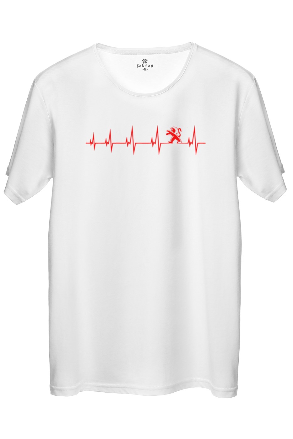 Peugeot Logo Baskılı Regular Tişört