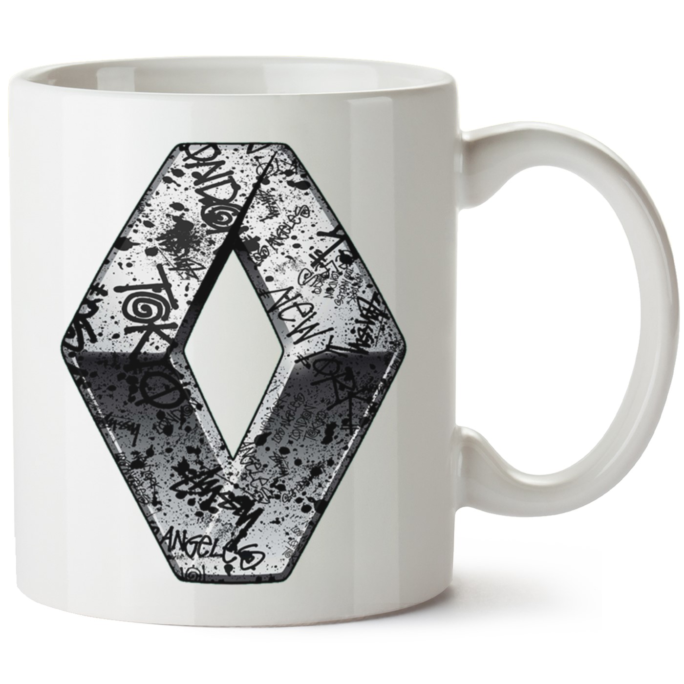 Renault Logo Baskılı Porselen Kupa Bardak