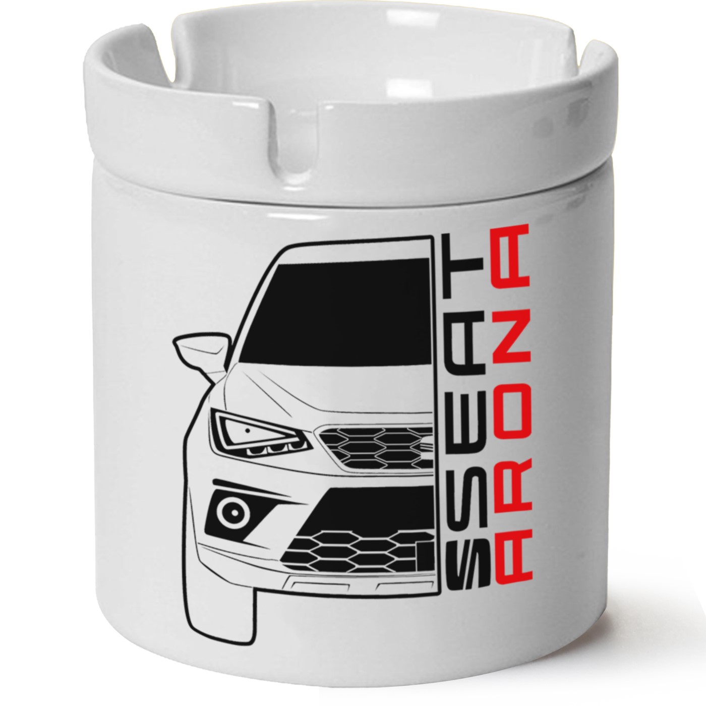 Seat Arona Baskılı Porselen At Söndür Küllük