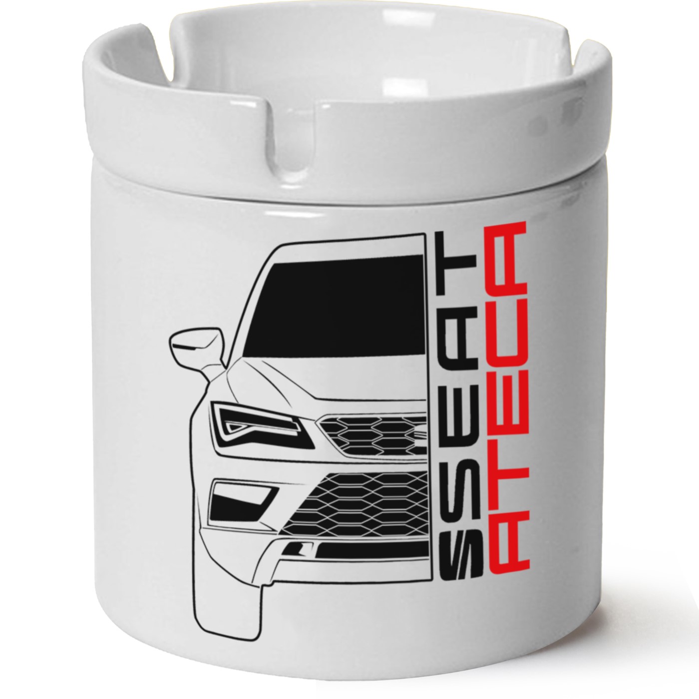 Seat Ateca Baskılı Porselen At Söndür Küllük