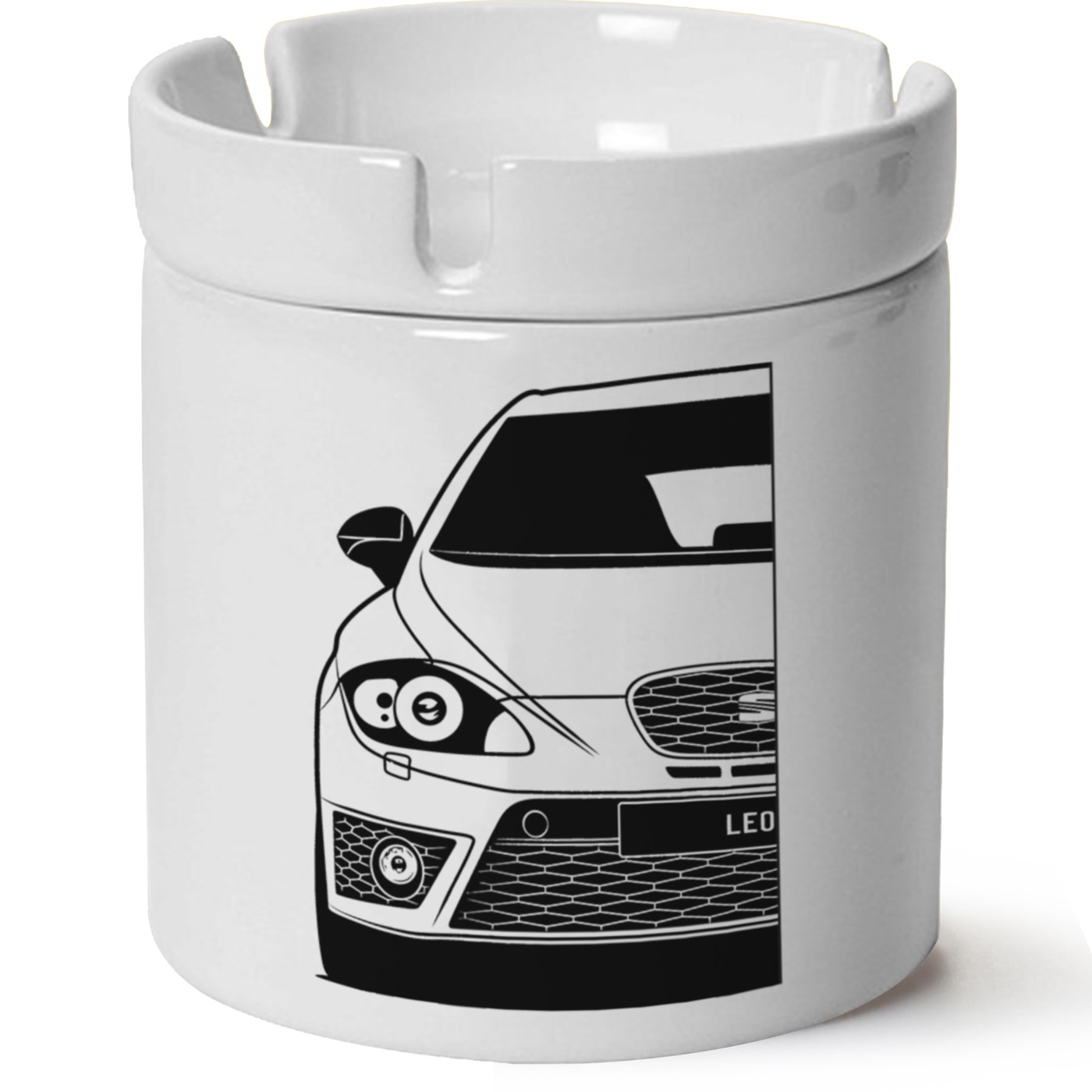 Seat Leon Mk2 Baskılı Porselen At Söndür Küllük