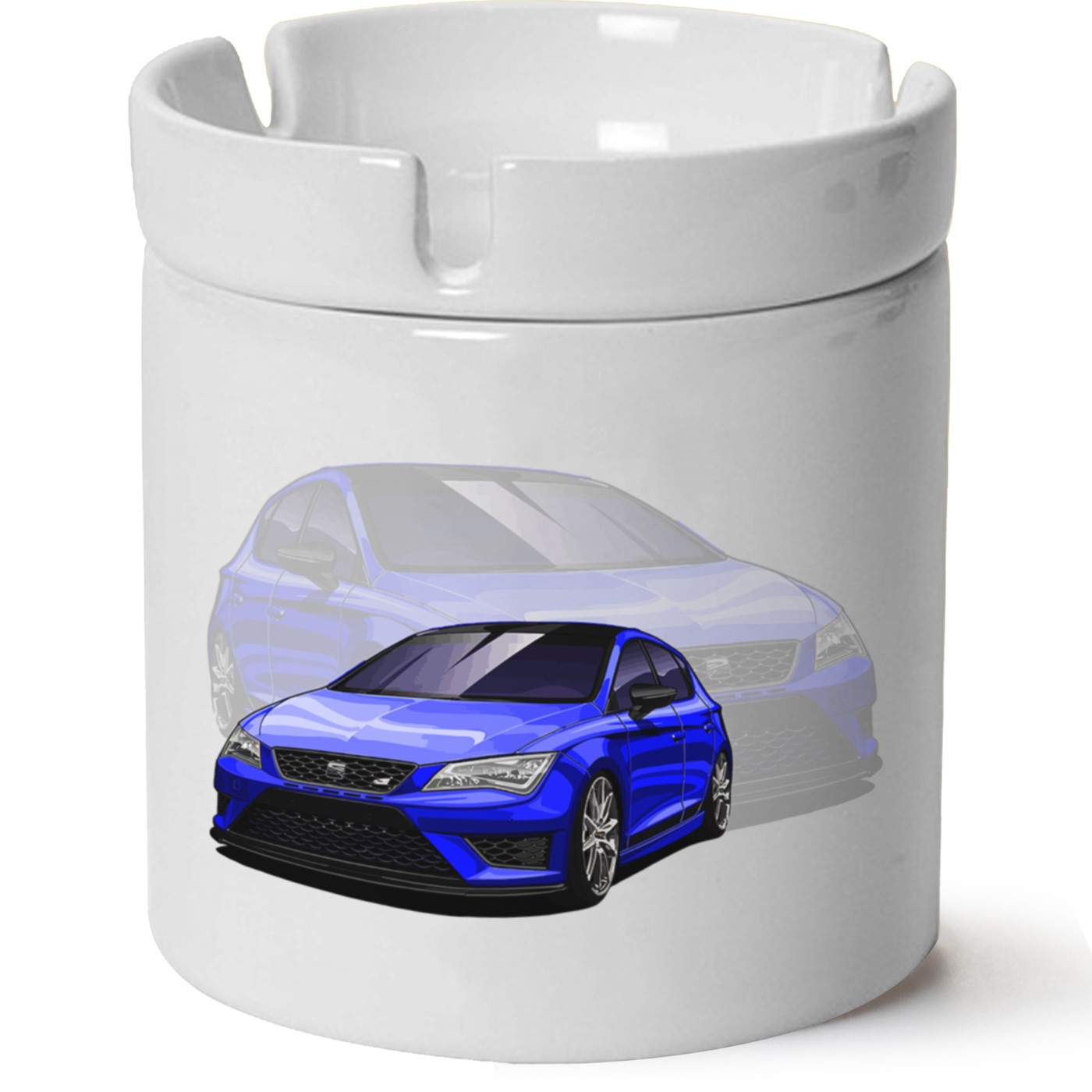 Seat Leon Mk3 Baskılı Porselen At Söndür Küllük