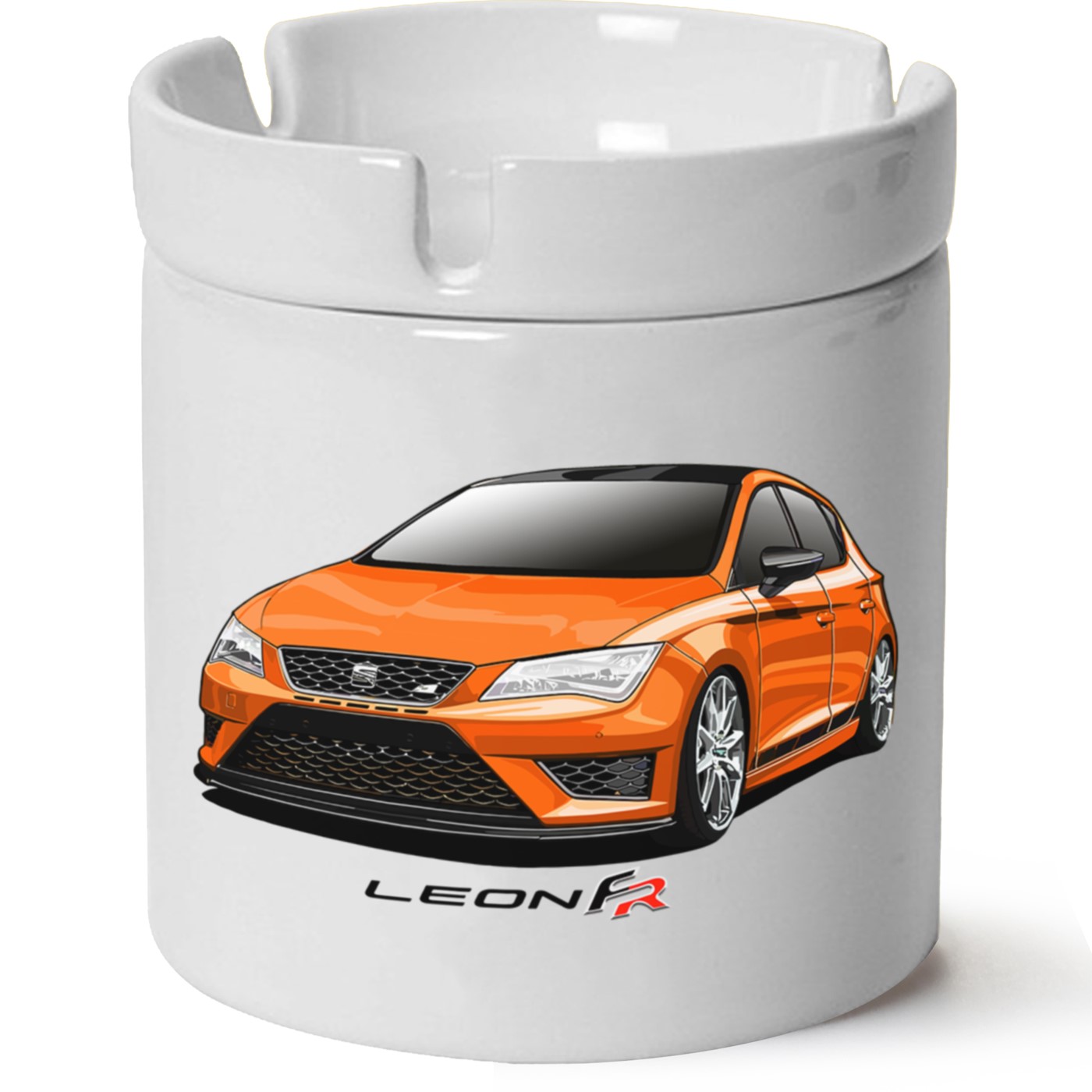 Seat Leon Mk3 Baskılı Porselen At Söndür Küllük