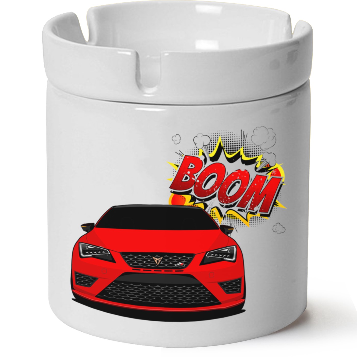 Seat Leon Mk3 Baskılı Porselen At Söndür Küllük