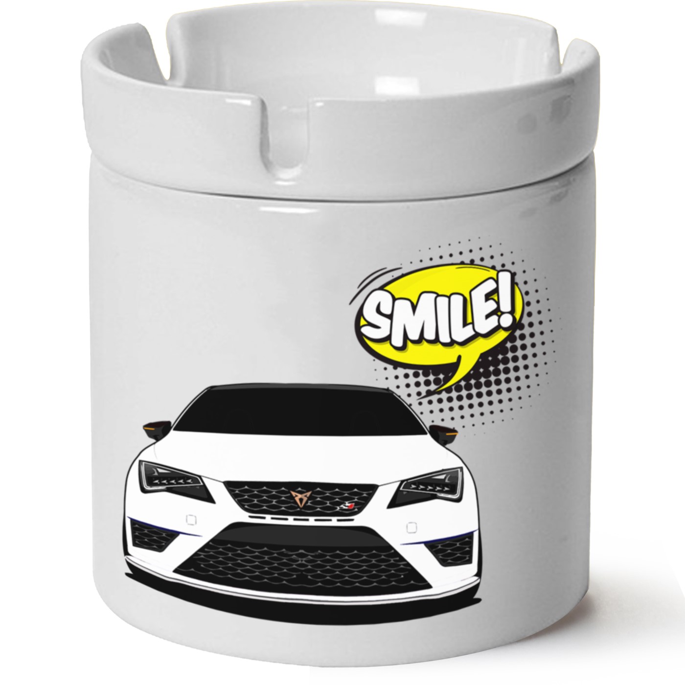 Seat Leon Mk3 Baskılı Porselen At Söndür Küllük