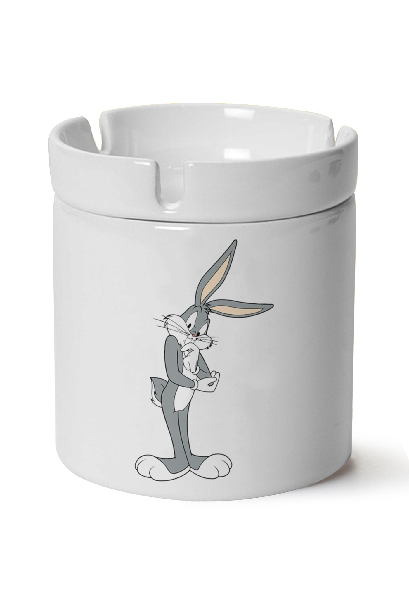 Bugs Bunny Baskılı Porselen At Söndür Küllük
