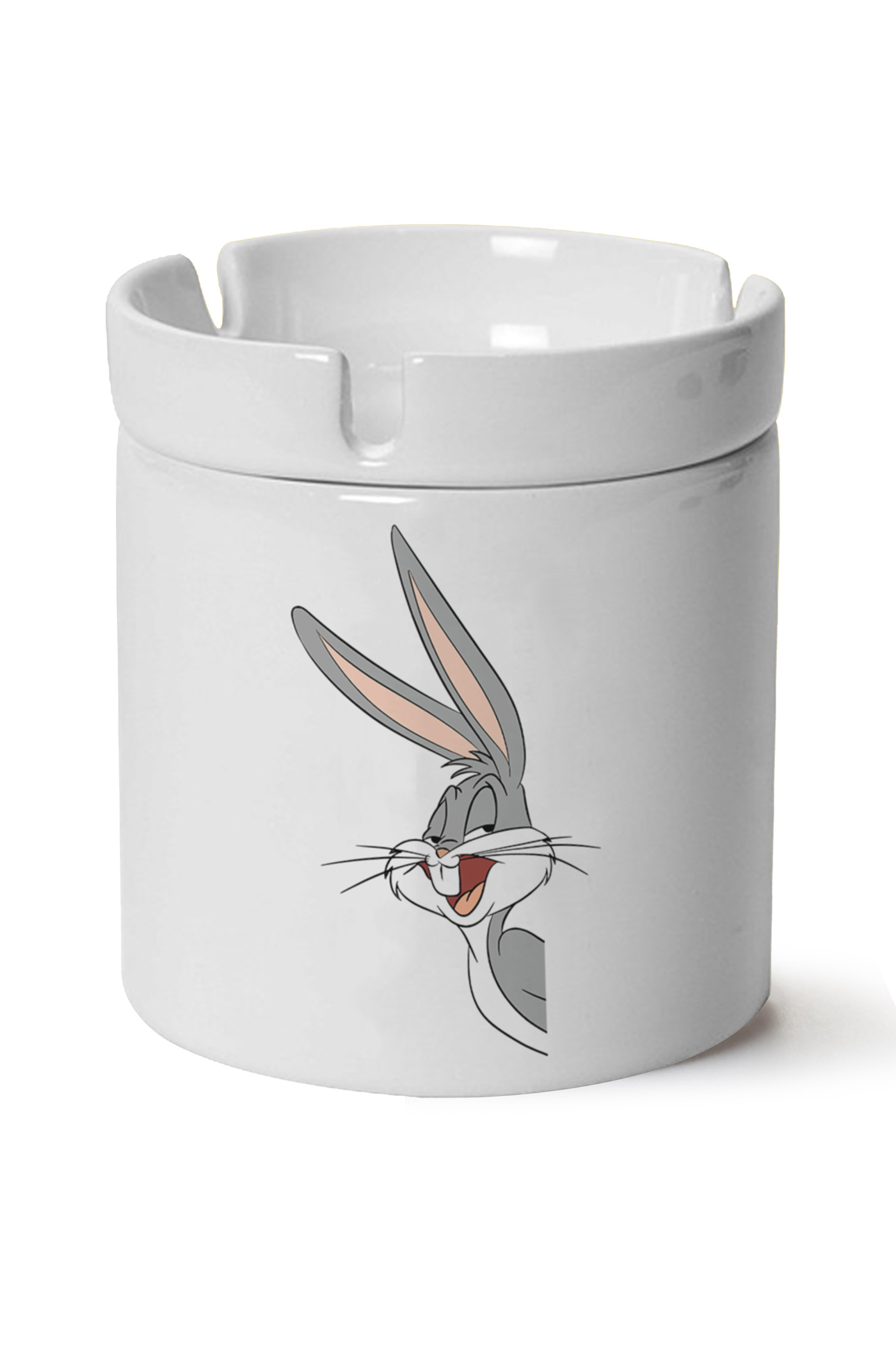 Bugs Bunny Baskılı Porselen At Söndür Küllük