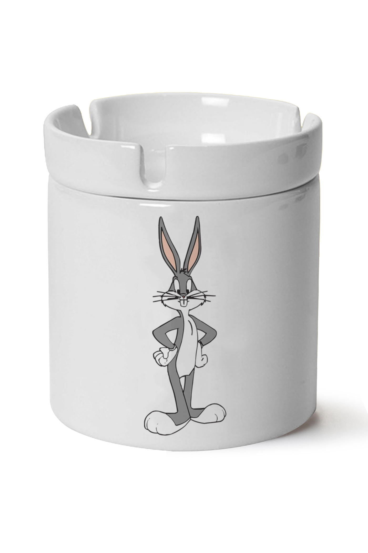 Bugs Bunny Baskılı Porselen At Söndür Küllük