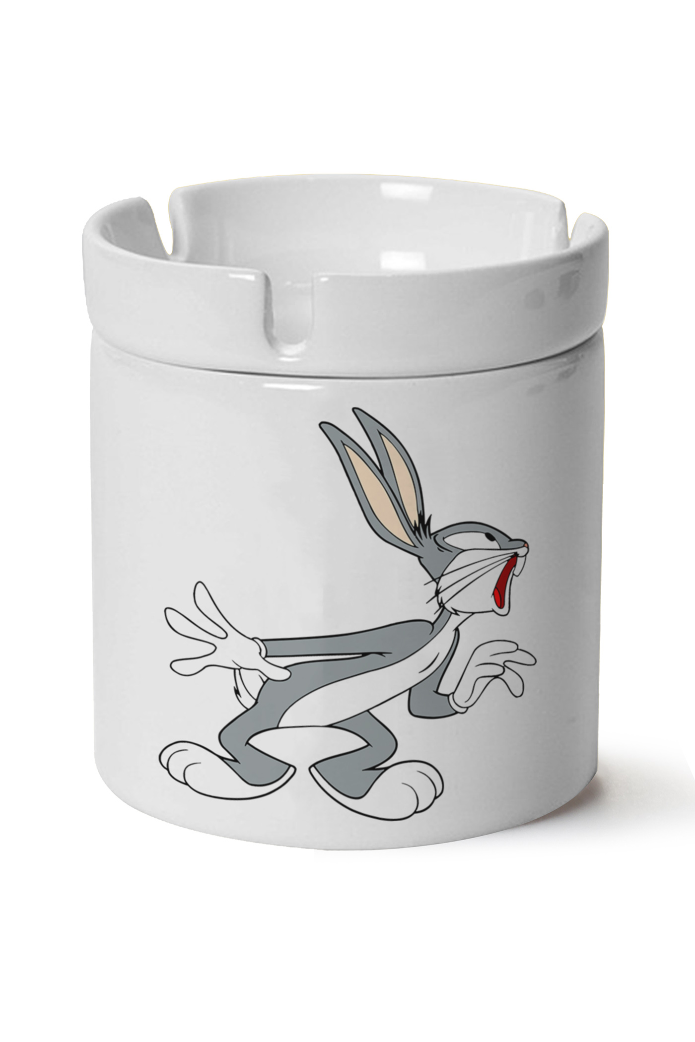 Bugs Bunny Baskılı Porselen At Söndür Küllük