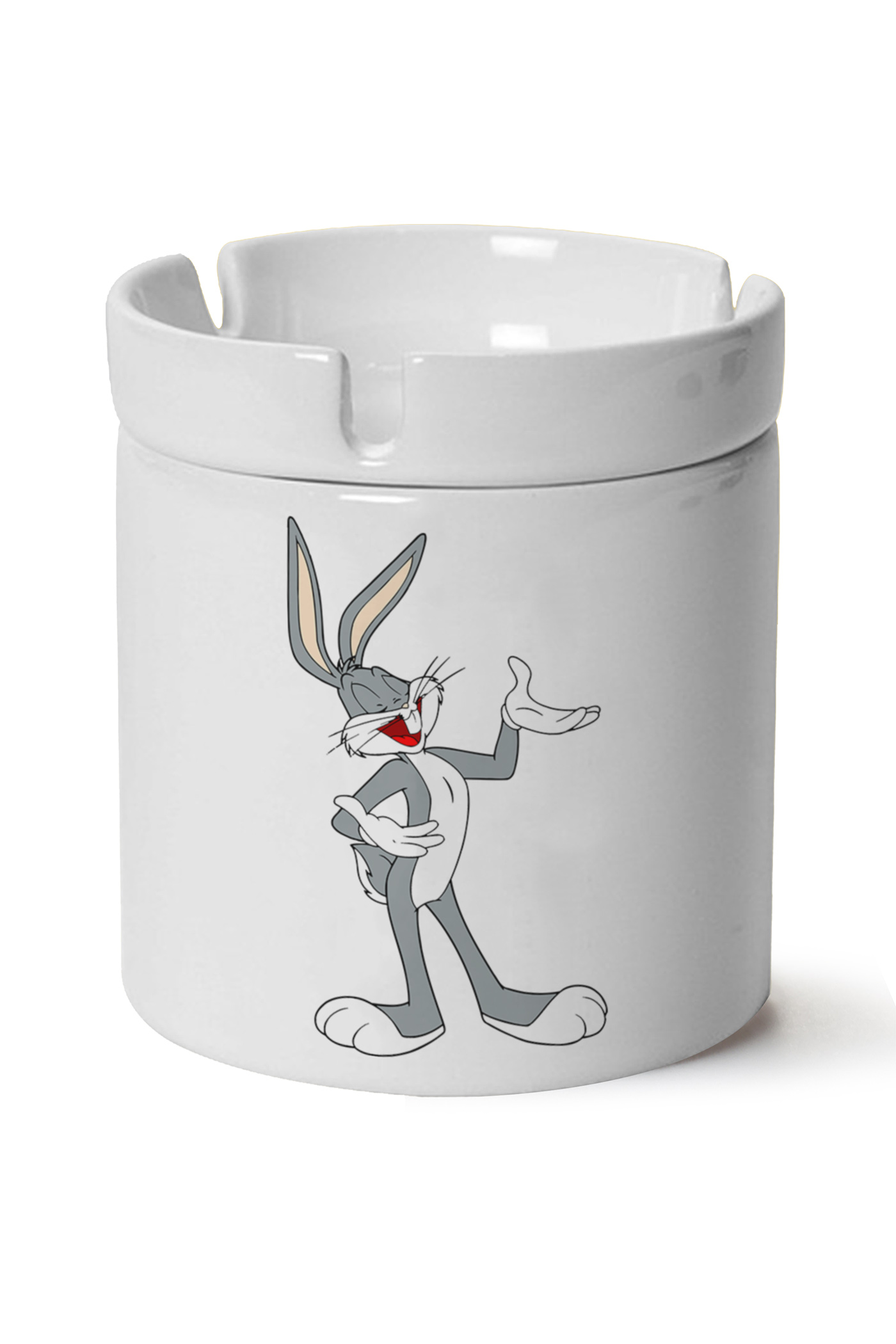 Bugs Bunny Baskılı Porselen At Söndür Küllük