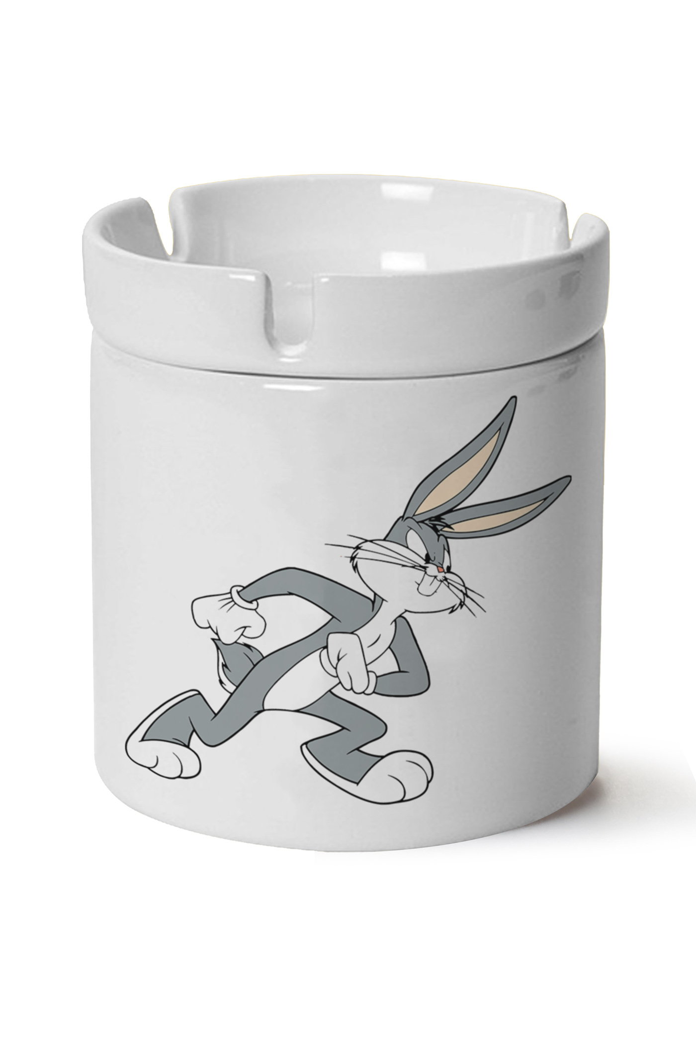 Bugs Bunny Baskılı Porselen At Söndür Küllük