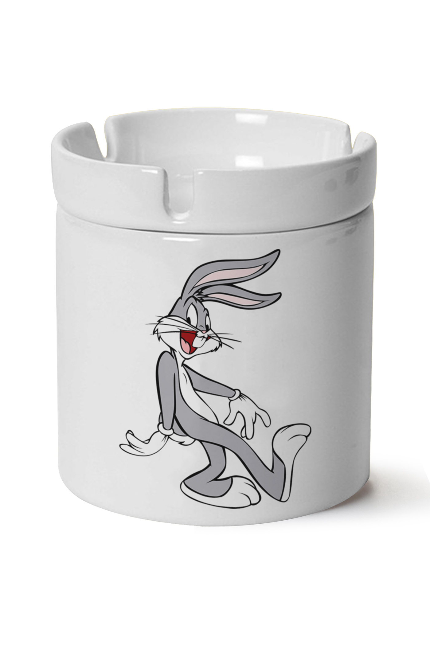 Bugs Bunny Baskılı Porselen At Söndür Küllük