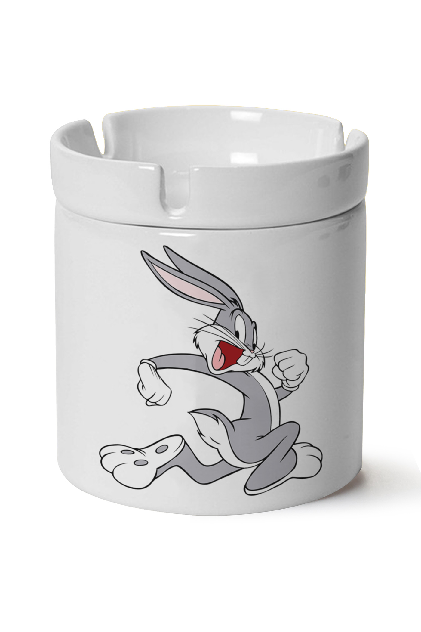 Bugs Bunny Baskılı Porselen At Söndür Küllük
